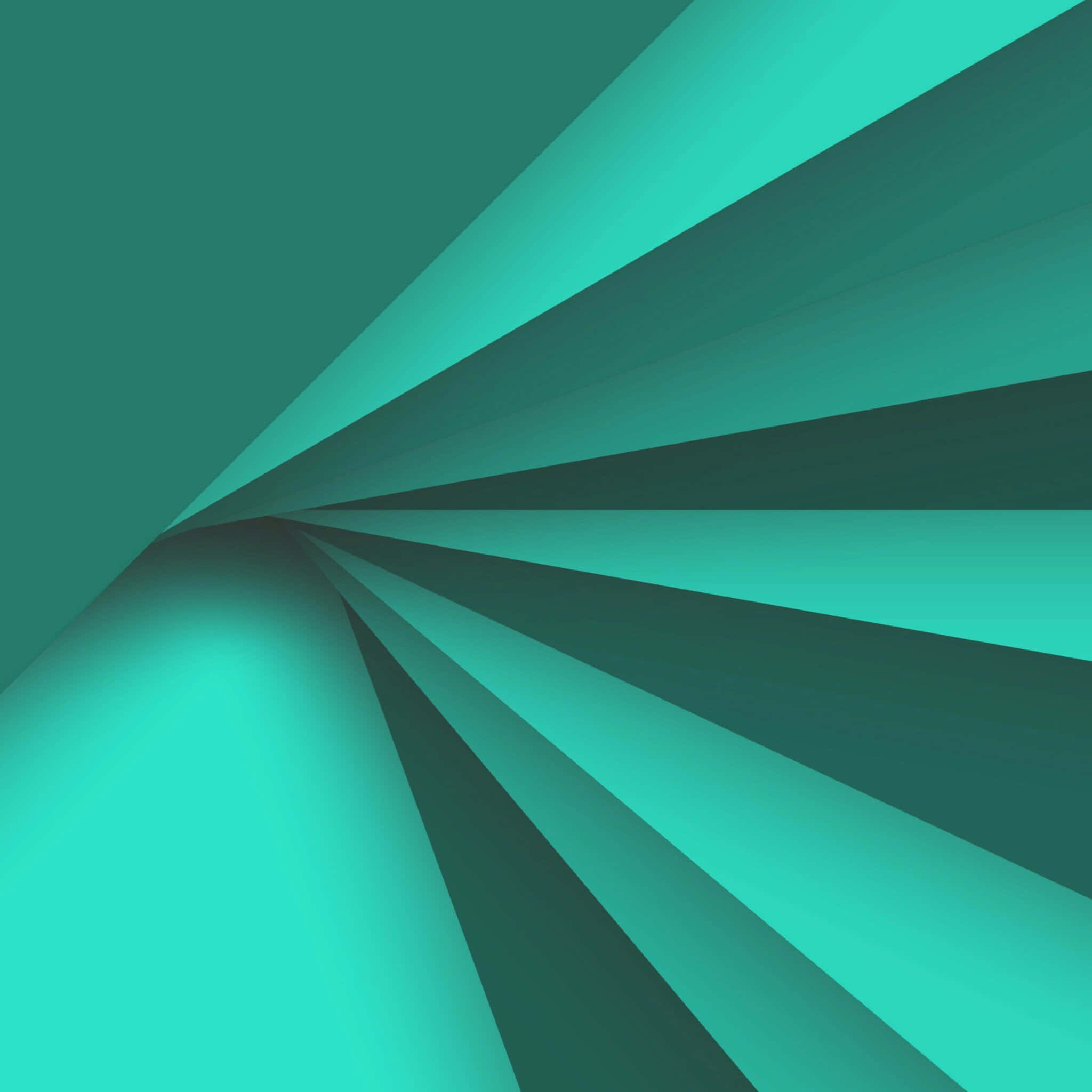 Google Material, teal, geometric rays, Full HD Desktop Wallpaper