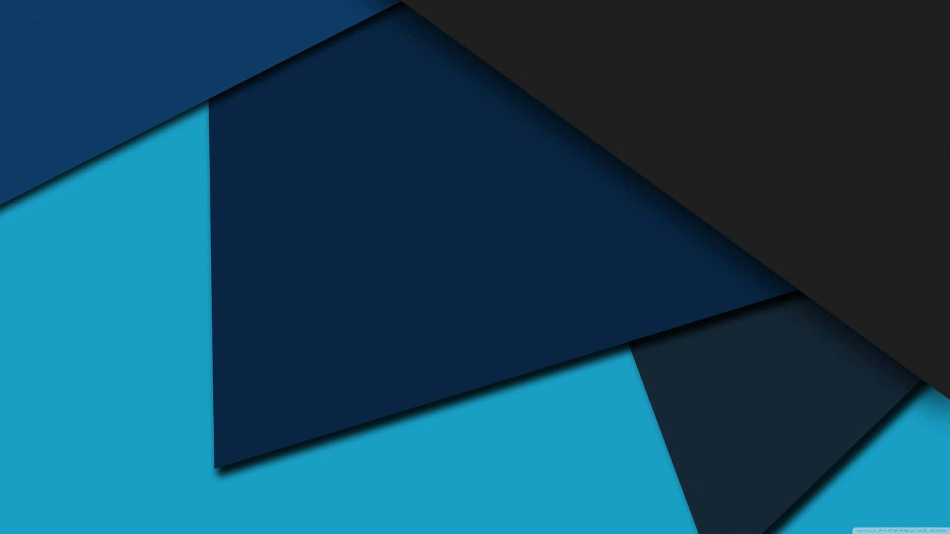 blue, black, triangles, Full HD Desktop Wallpaper