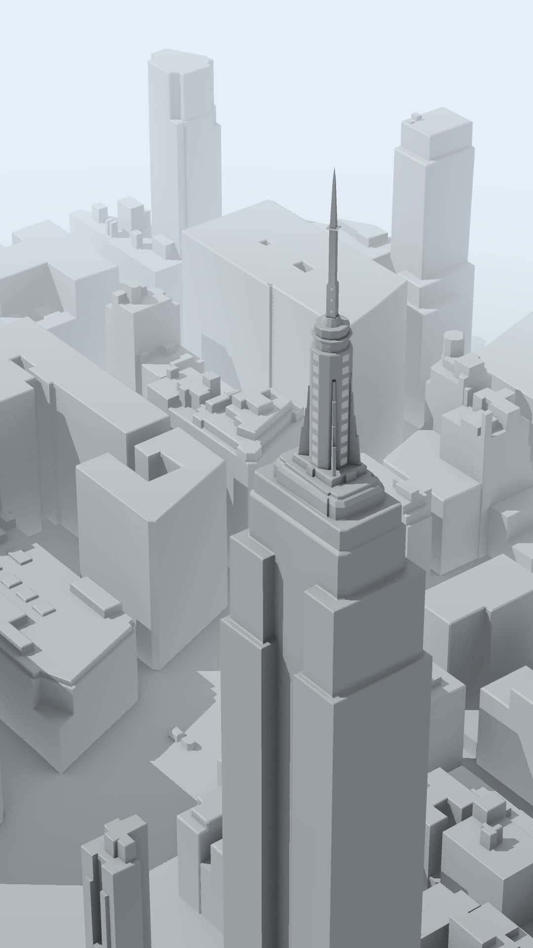 Google Pixel 3, monochrome, 3D-render, Full HD Phone Wallpaper