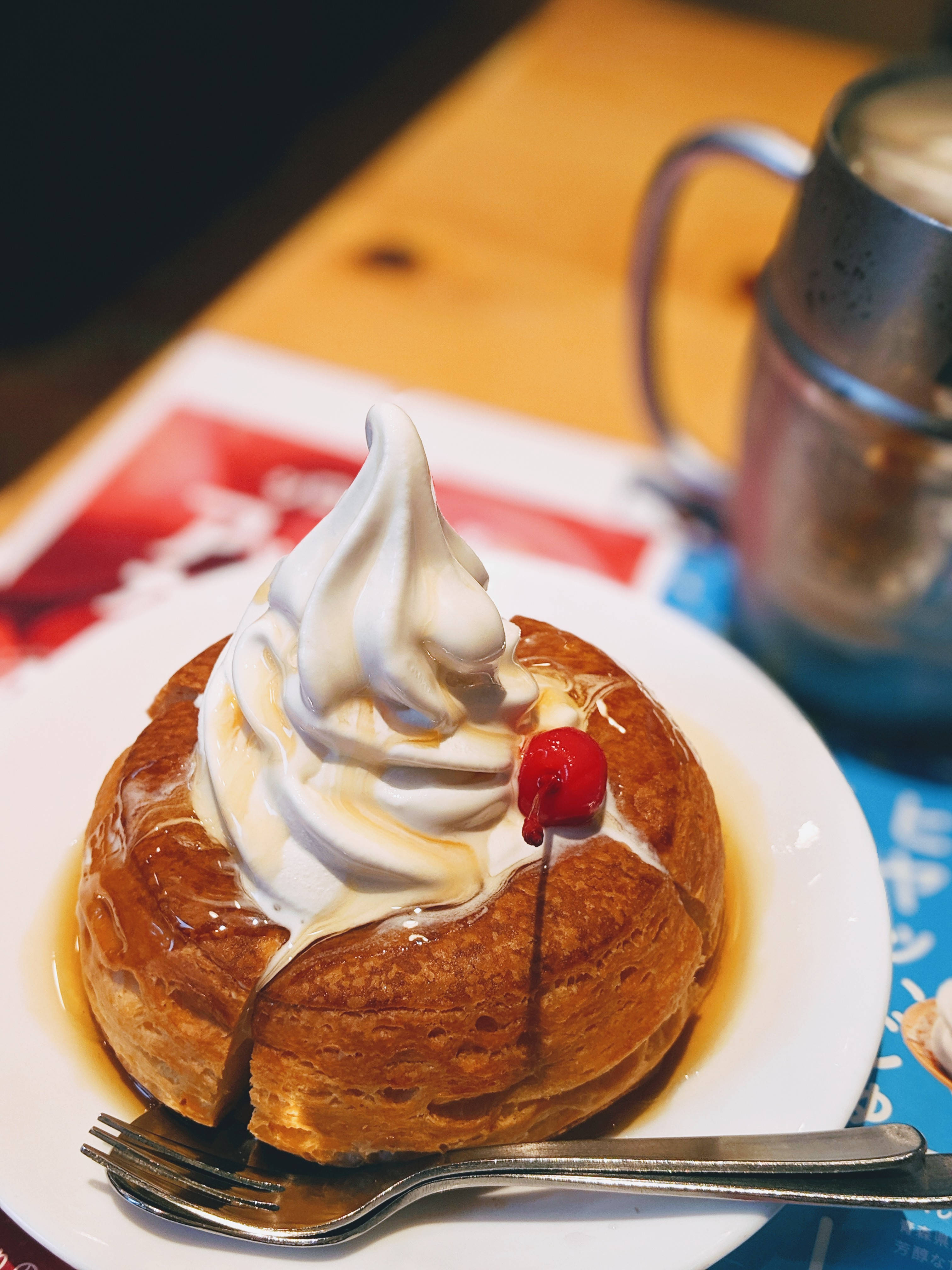 Google Pixel 3, pancake, golden-brown, 4K Phone Wallpaper