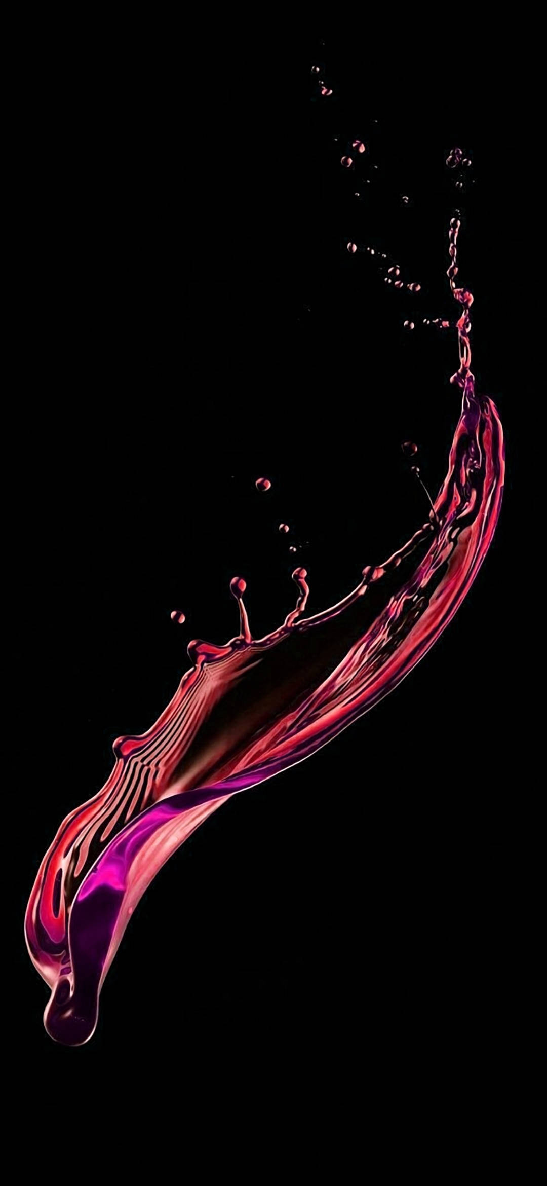 Google Pixel 3, magenta, black, Full HD Phone Wallpaper