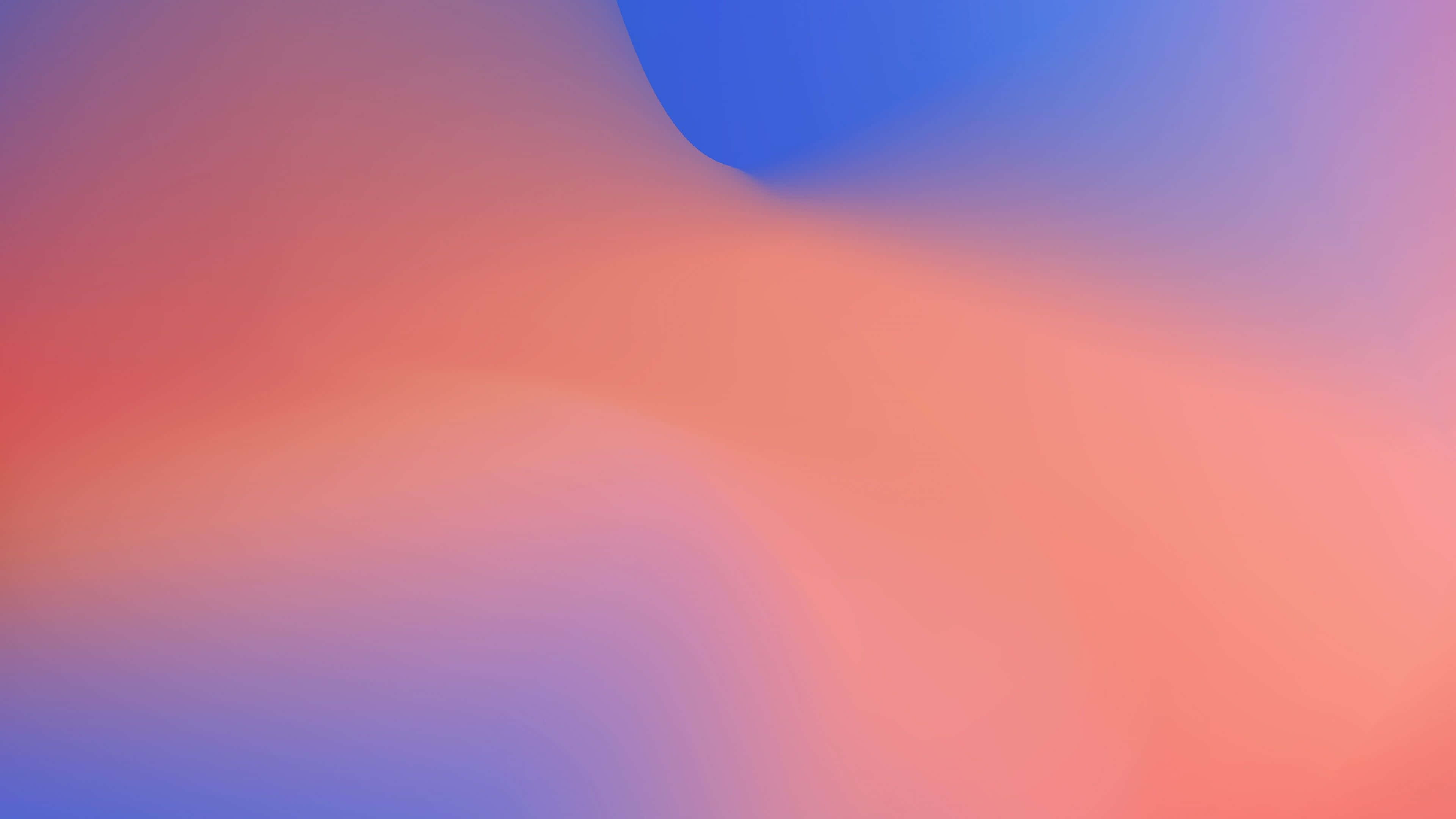 Google Pixel 3, warm coral, cool blue, 4K Desktop Wallpaper