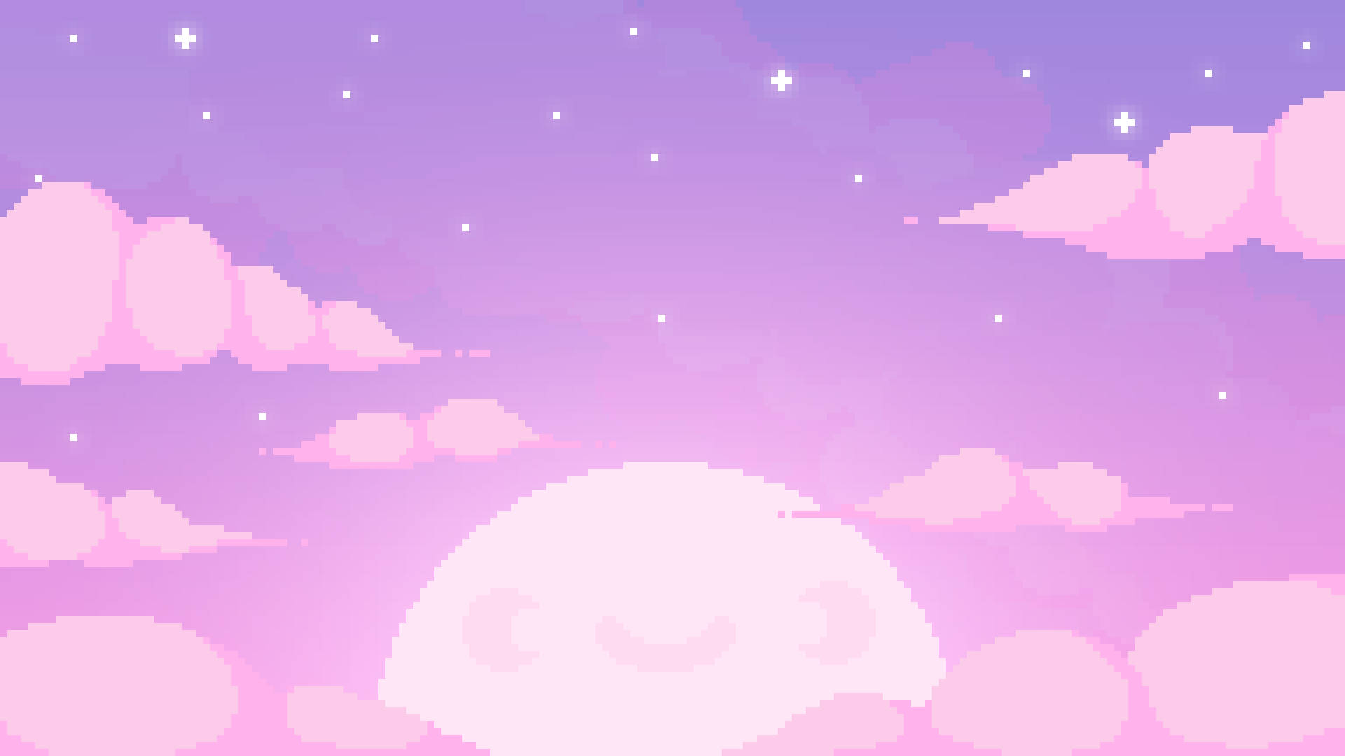 Google Pixel 3, moon, stars, Full HD Desktop Wallpaper