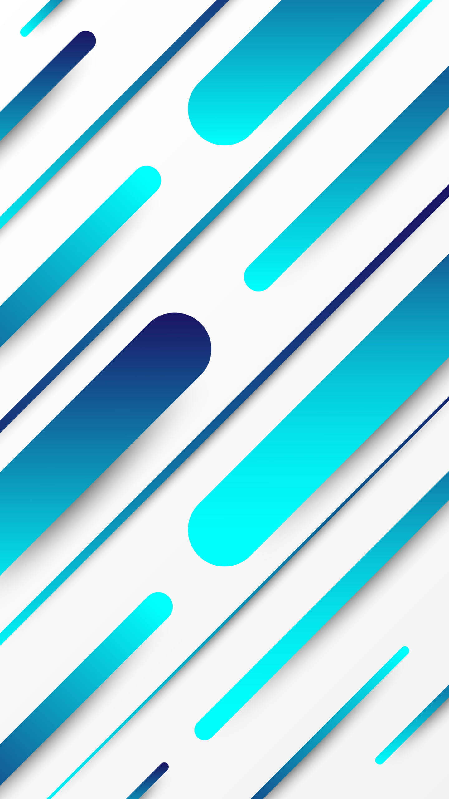 Google Pixel 4, blue gradient bars, white background, 2K Phone Wallpaper
