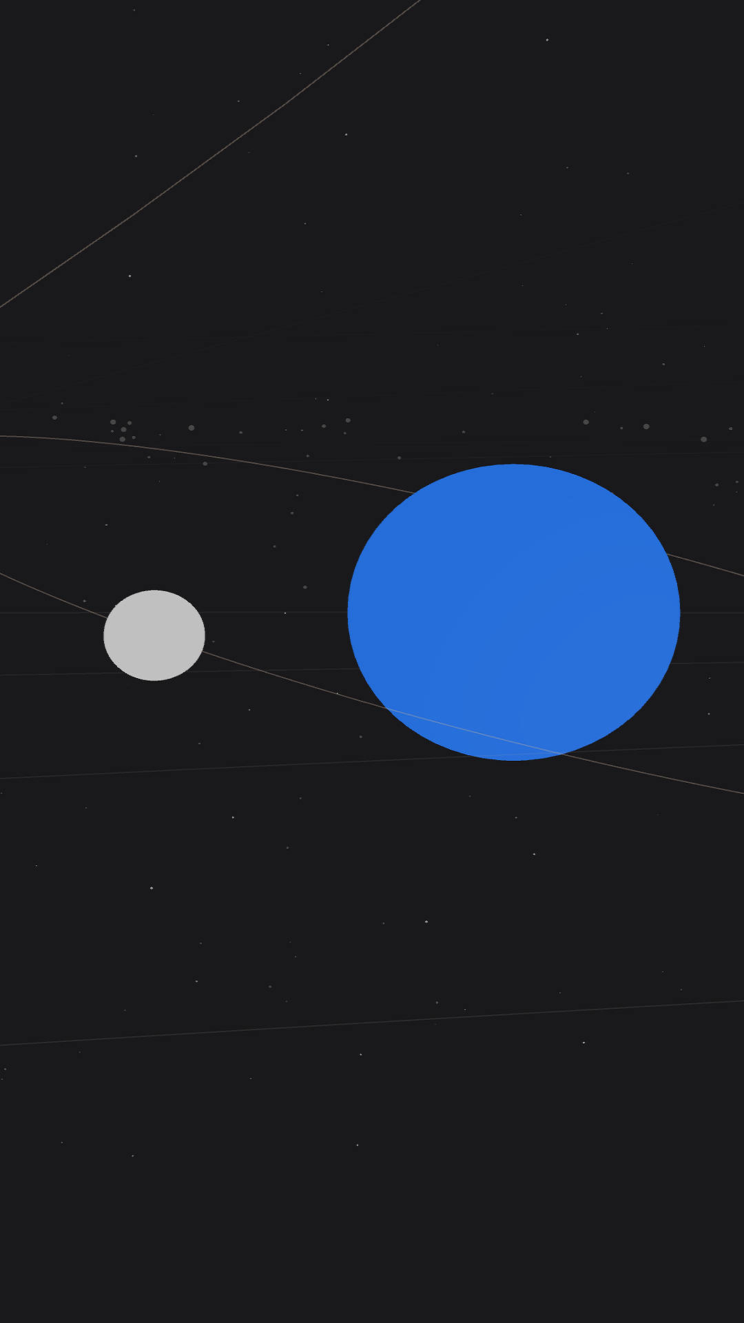 Pixel 4, blue planet, gray moon, Full HD Phone Wallpaper