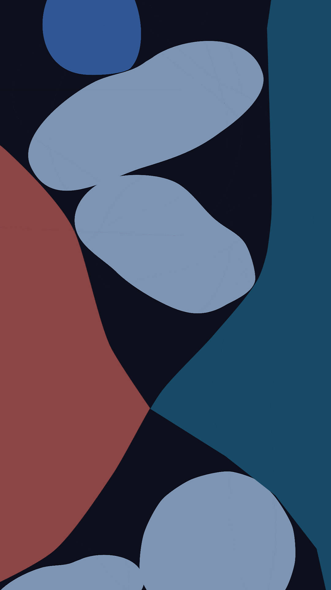Google Pixel 4, muted blues, rust, Full HD Phone Wallpaper