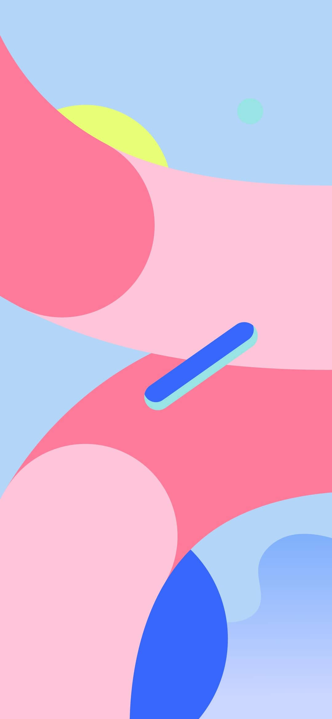 Google Pixel 4a, pink, blue, Full HD Phone Wallpaper
