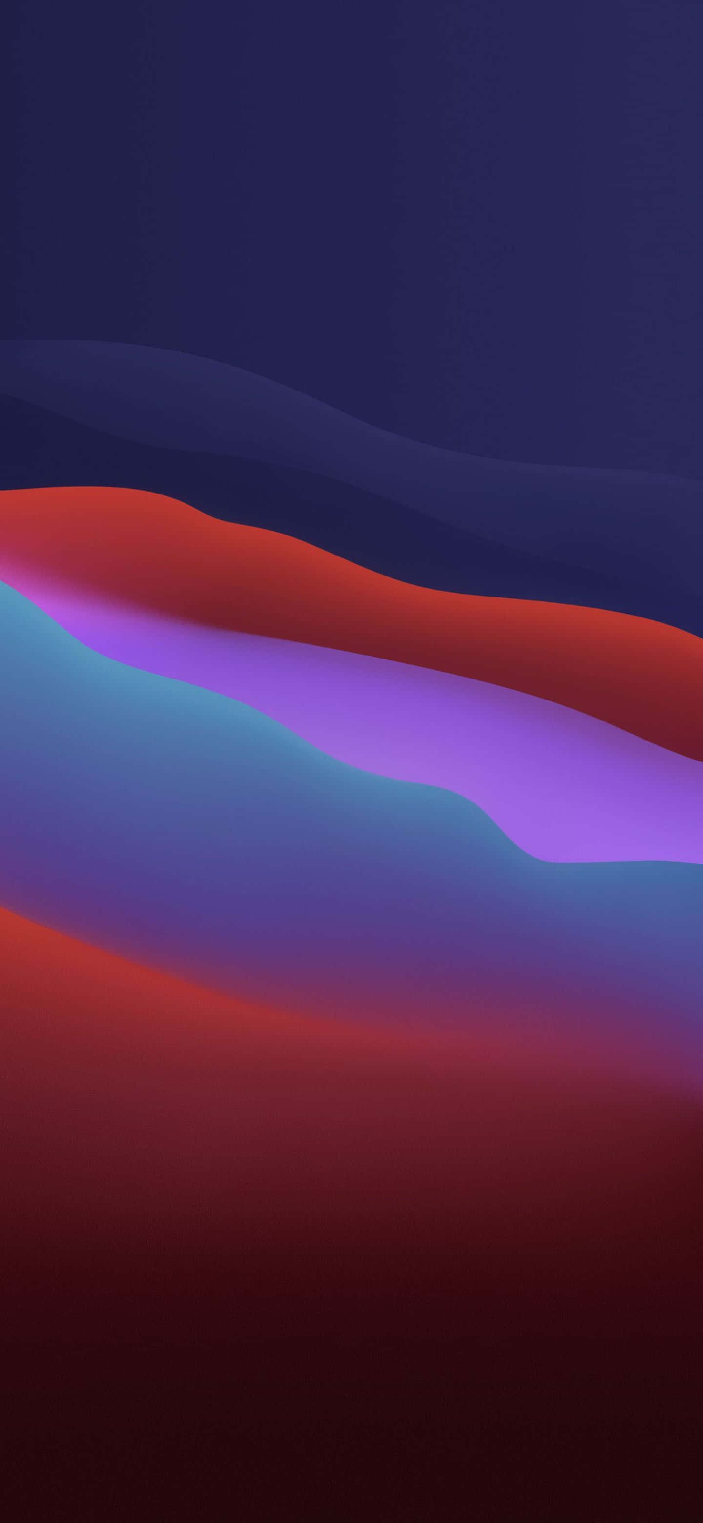Google Pixel 6 Pro, deep blue purple, fiery red, 2K Phone Wallpaper