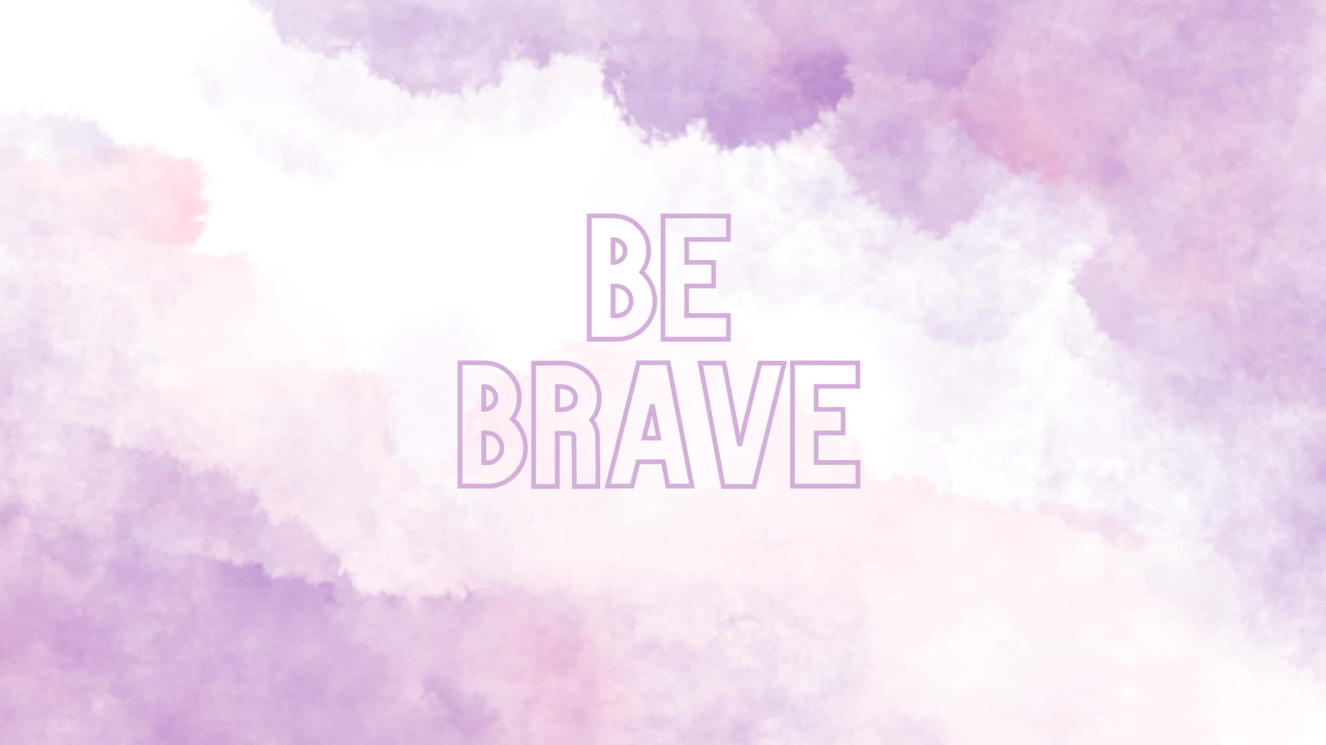 Google Pixel Desktop, Be Brave, lavender, Full HD Desktop Wallpaper