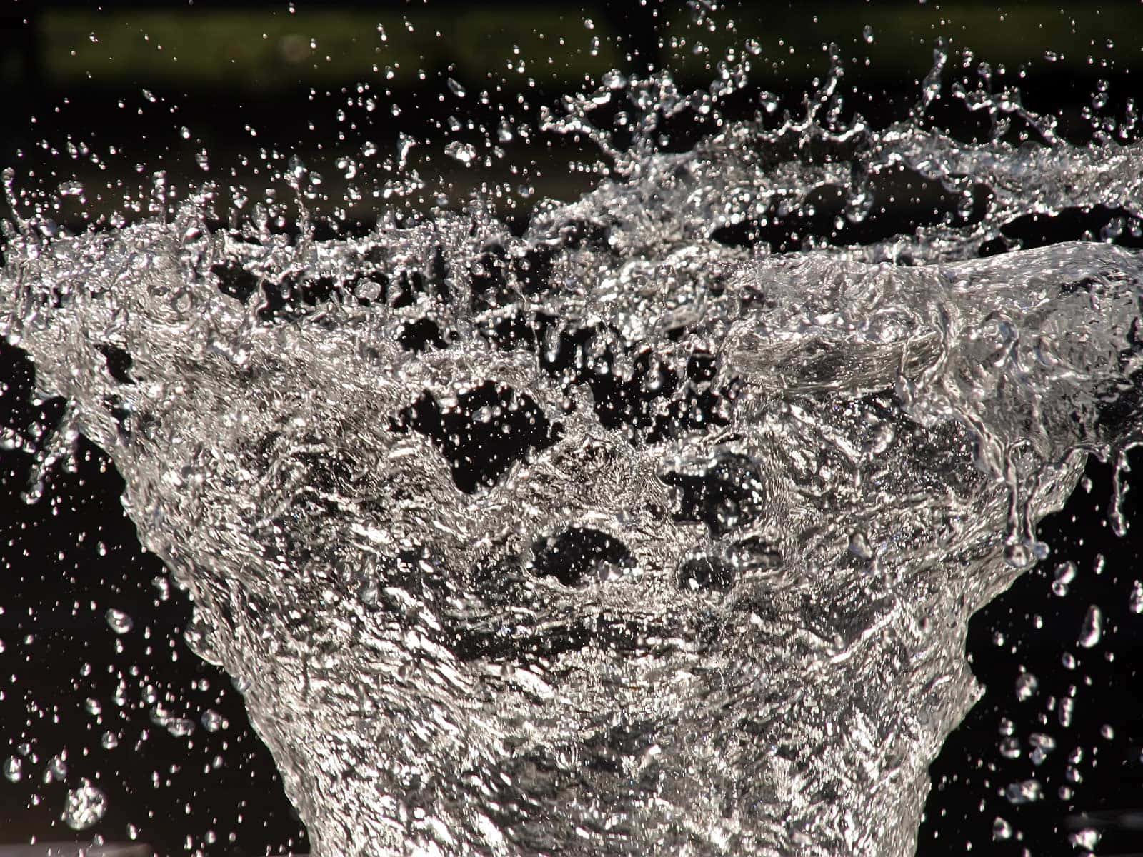 Google Pixel Water, water fountain, water splashing, HD Desktop Wallpaper