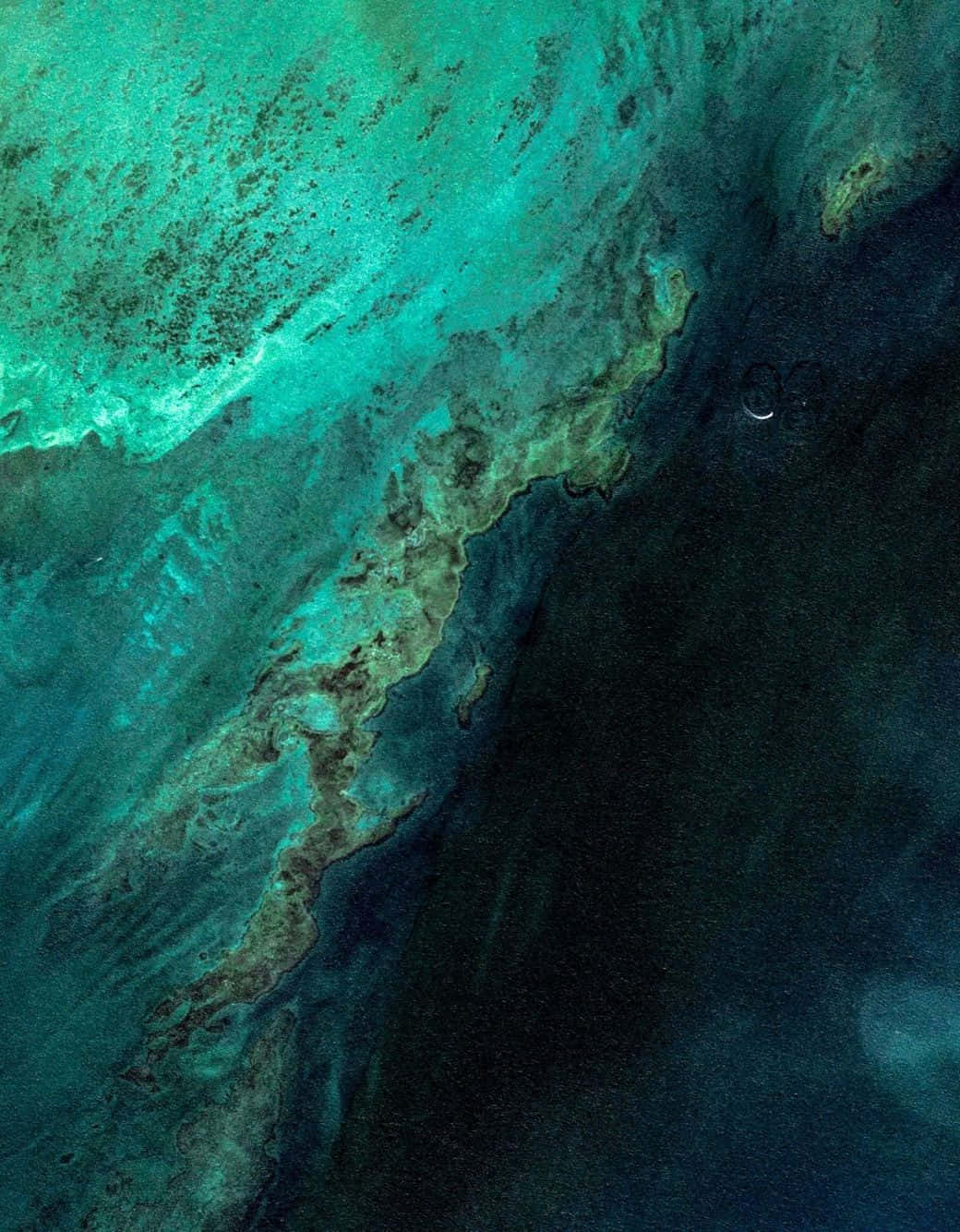 Google Pixel Water, turquoise coral reef, deep ocean waters, HD Phone Wallpaper