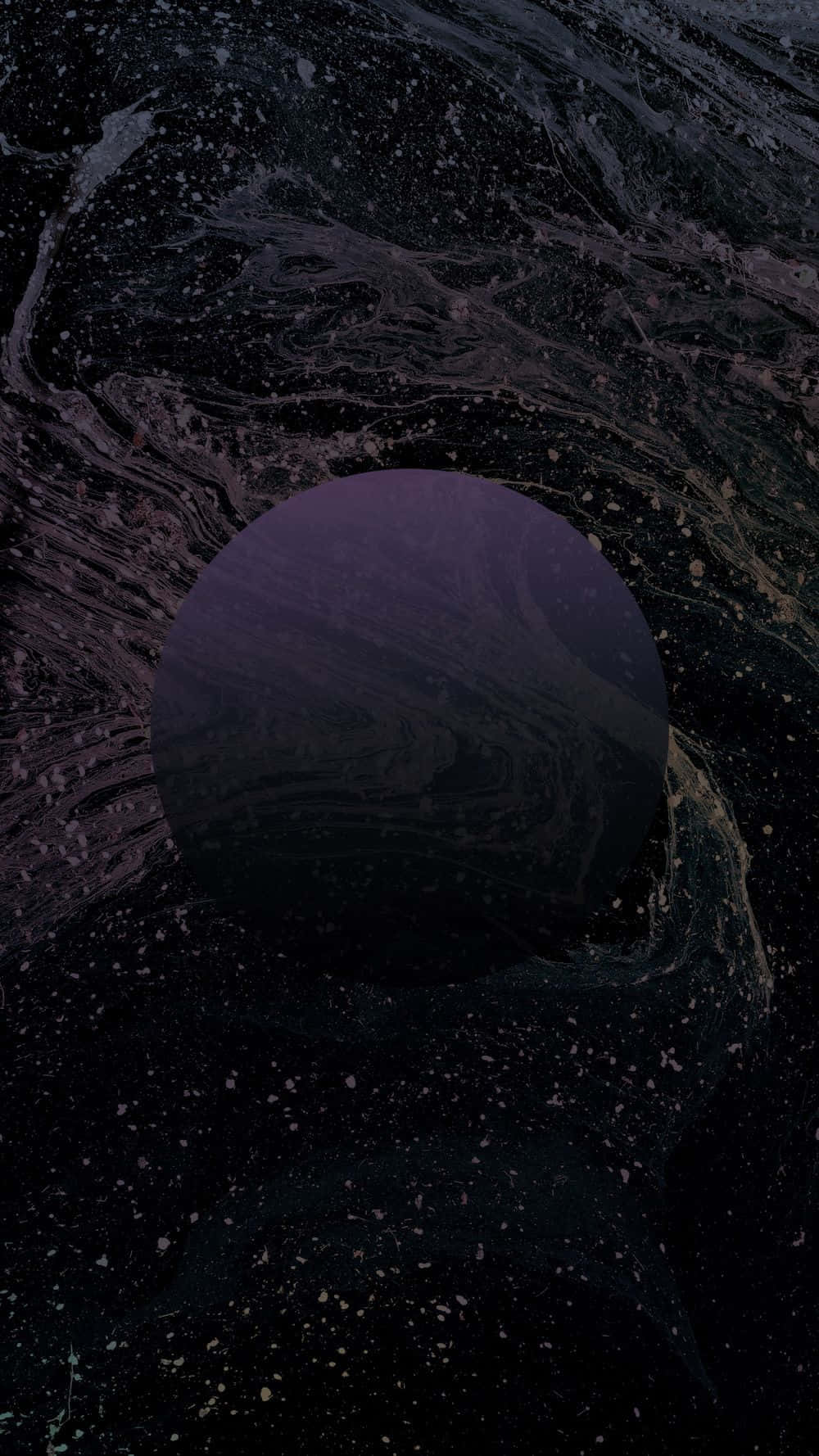 Google Pixel XL, dark cosmic sphere, swirling nebulae, HD Phone Wallpaper