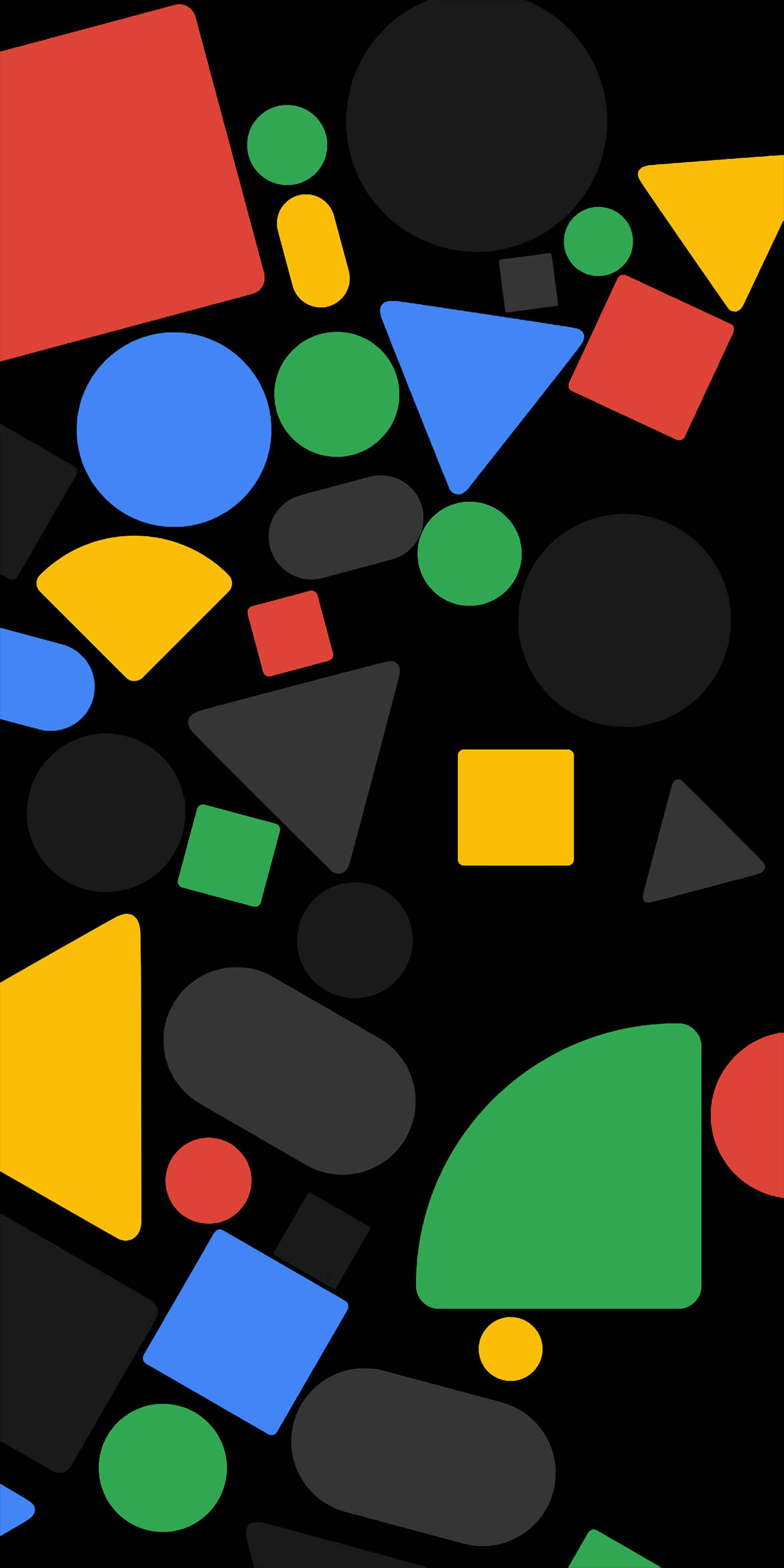 Google Pixel, abstract shapes, bold colors, Full HD Phone Wallpaper