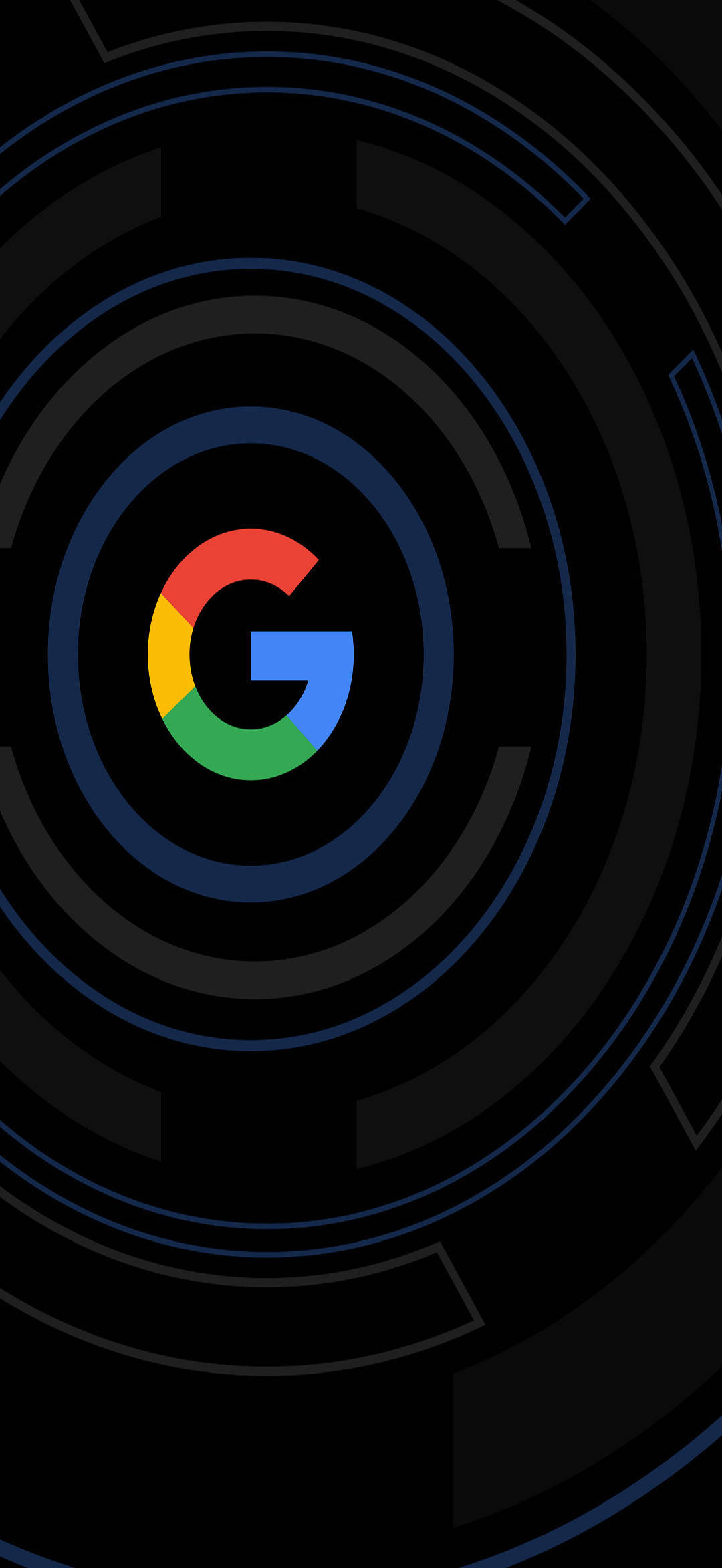 Google Pixel 5, black, radar vector, Full HD Phone Wallpaper