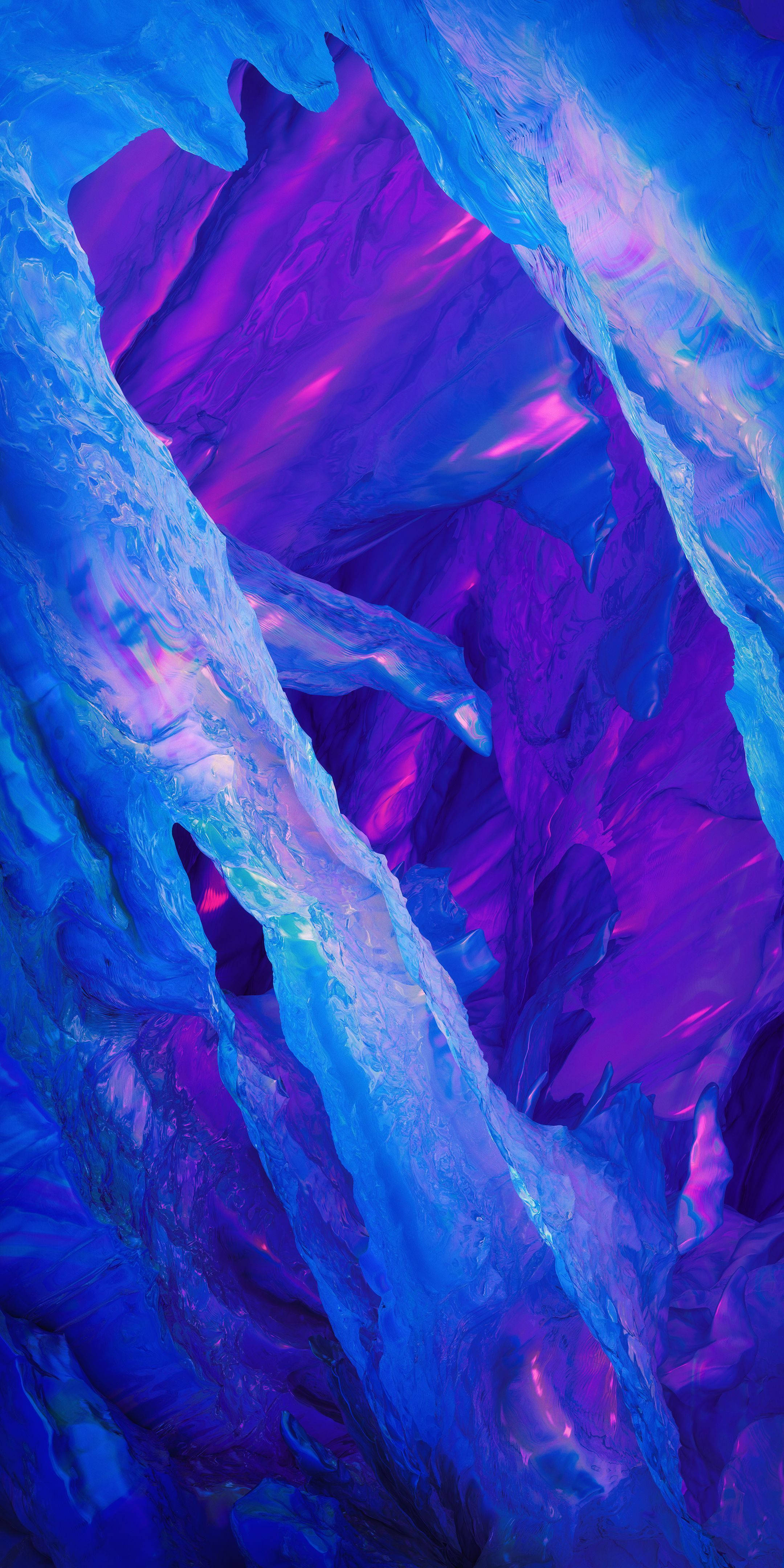 Google Pixel, 4K, crystal cave, 4K Phone Wallpaper