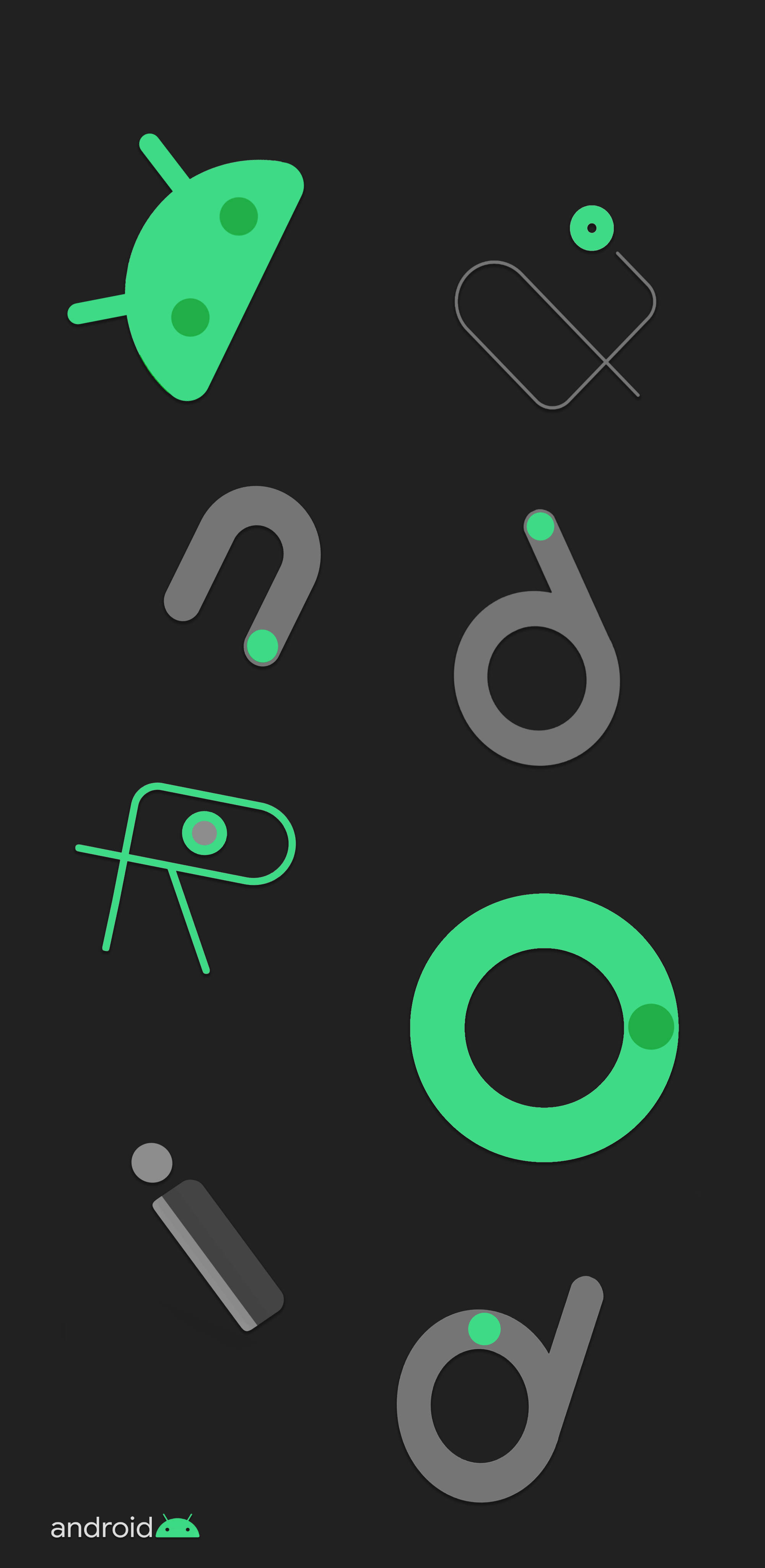 Google Pixel, 4K, green, 4K Phone Wallpaper