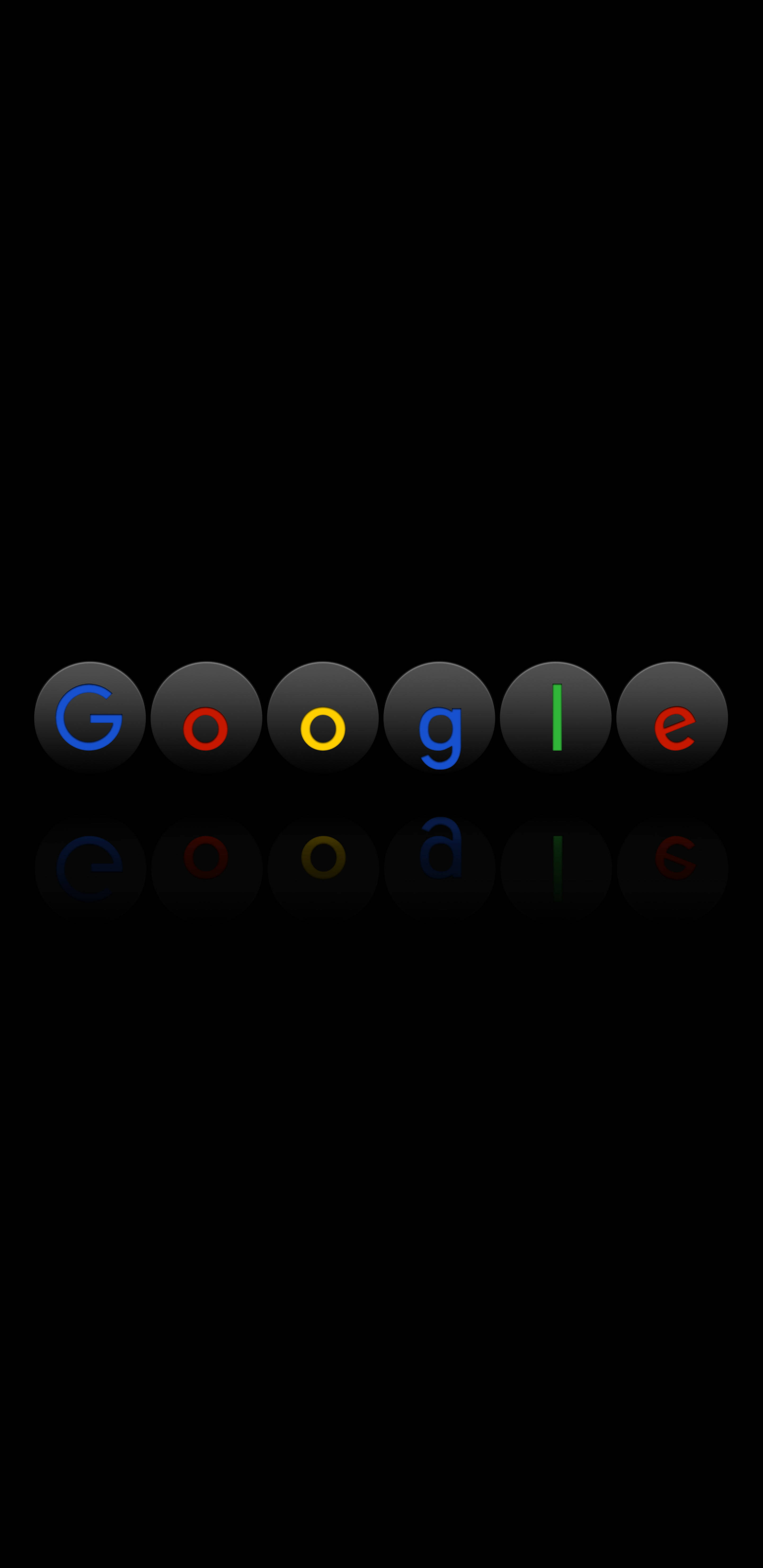 Google logo, colorful letters, black background, 5K Phone Wallpaper