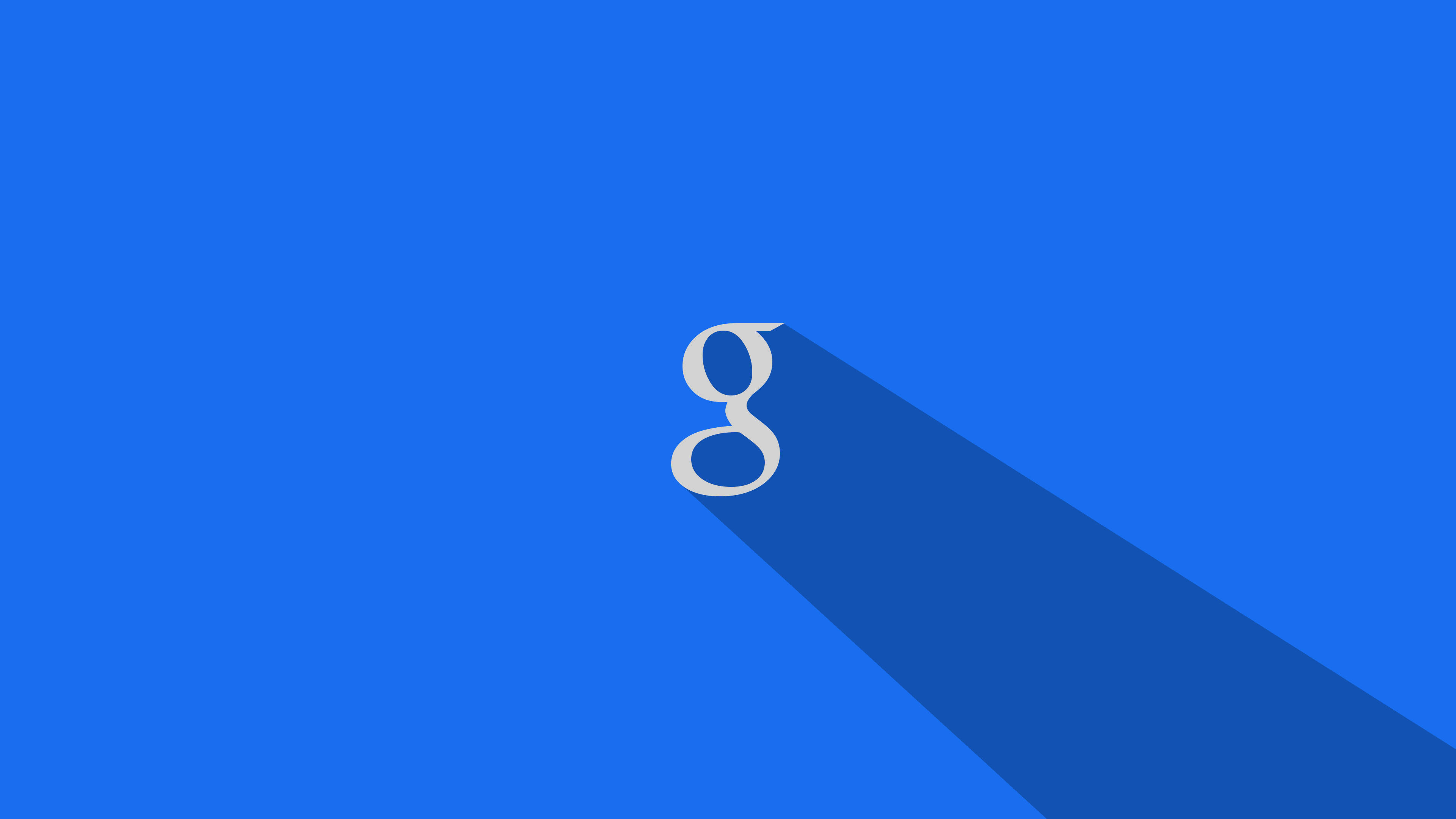 Google, blue, white, 4K Desktop Wallpaper