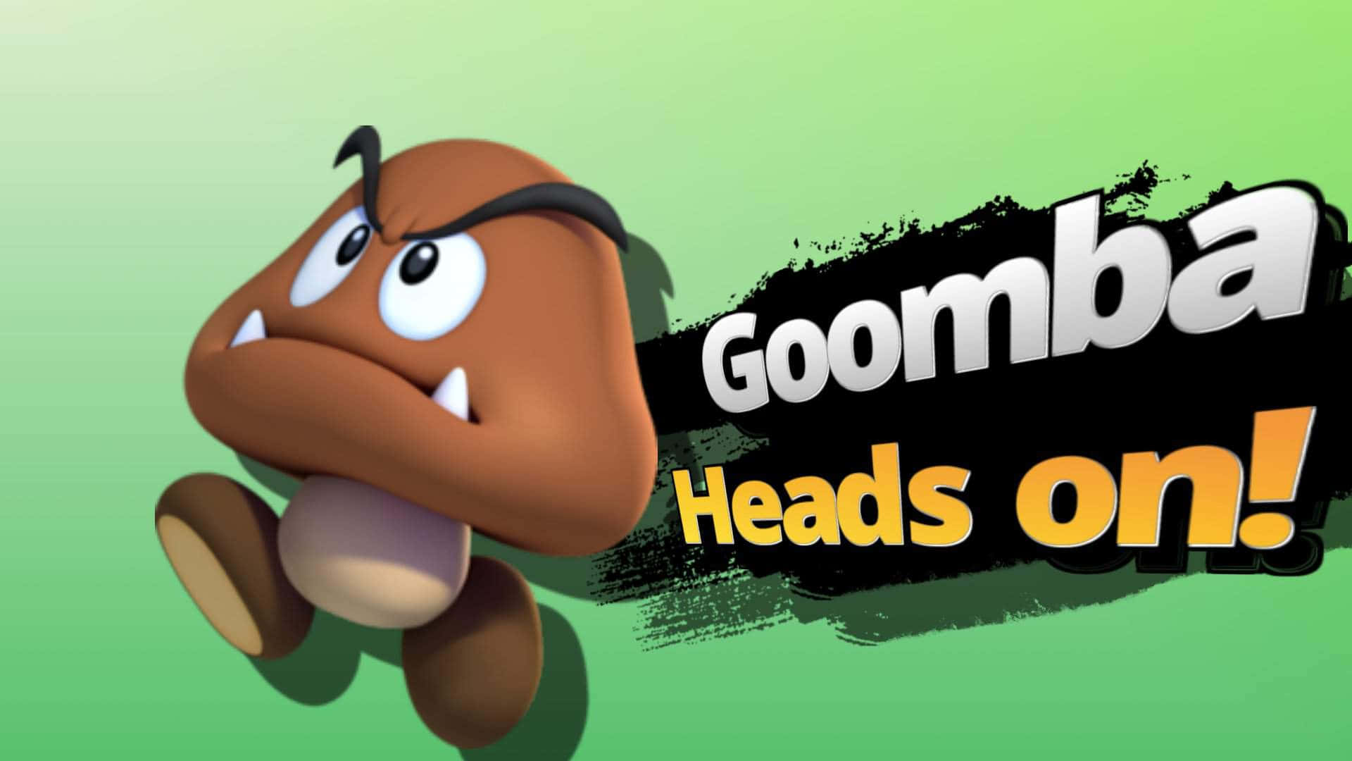 Goomba, brown, angry eyes, Full HD Desktop Wallpaper