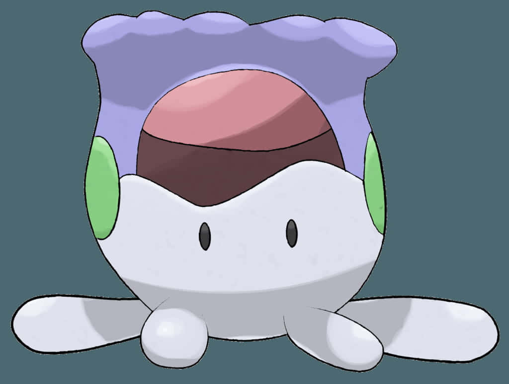 Goomy, upside down, white body, SD Desktop Wallpaper