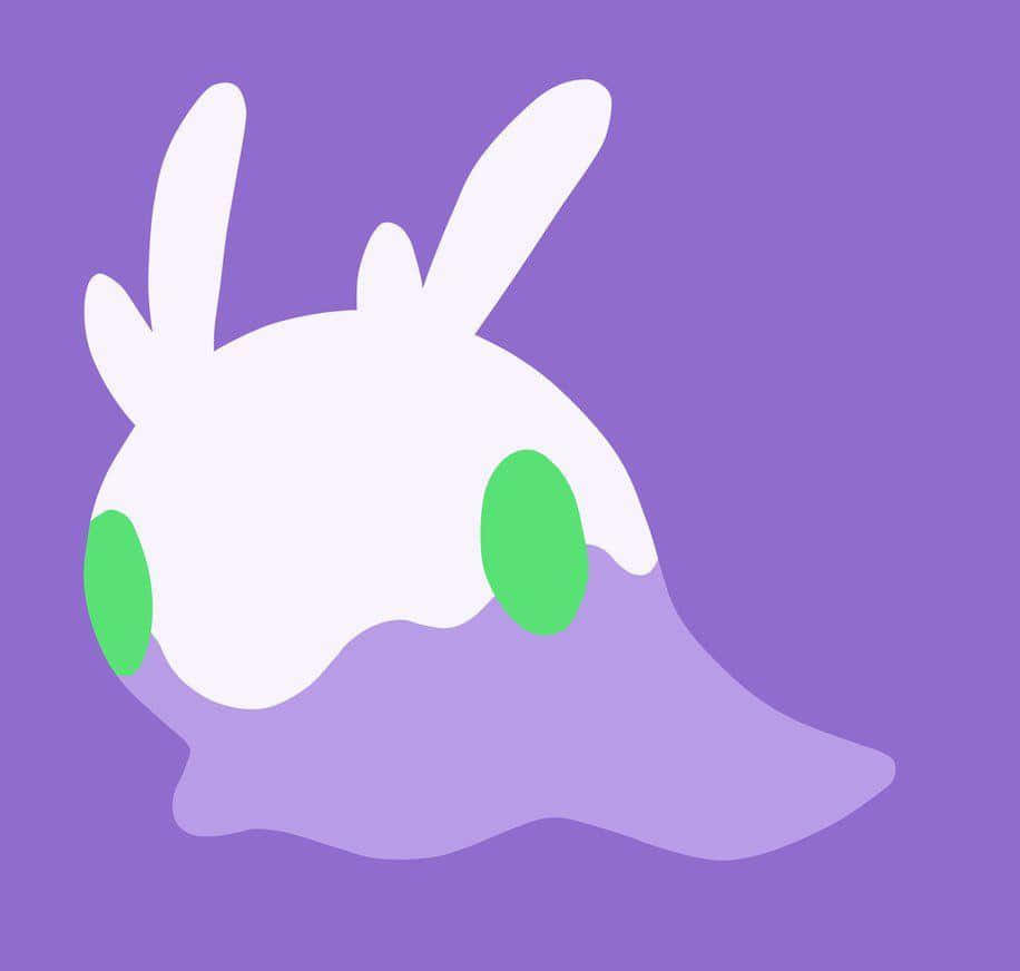 Goomy, violet, minimalist illustration, SD Desktop Wallpaper