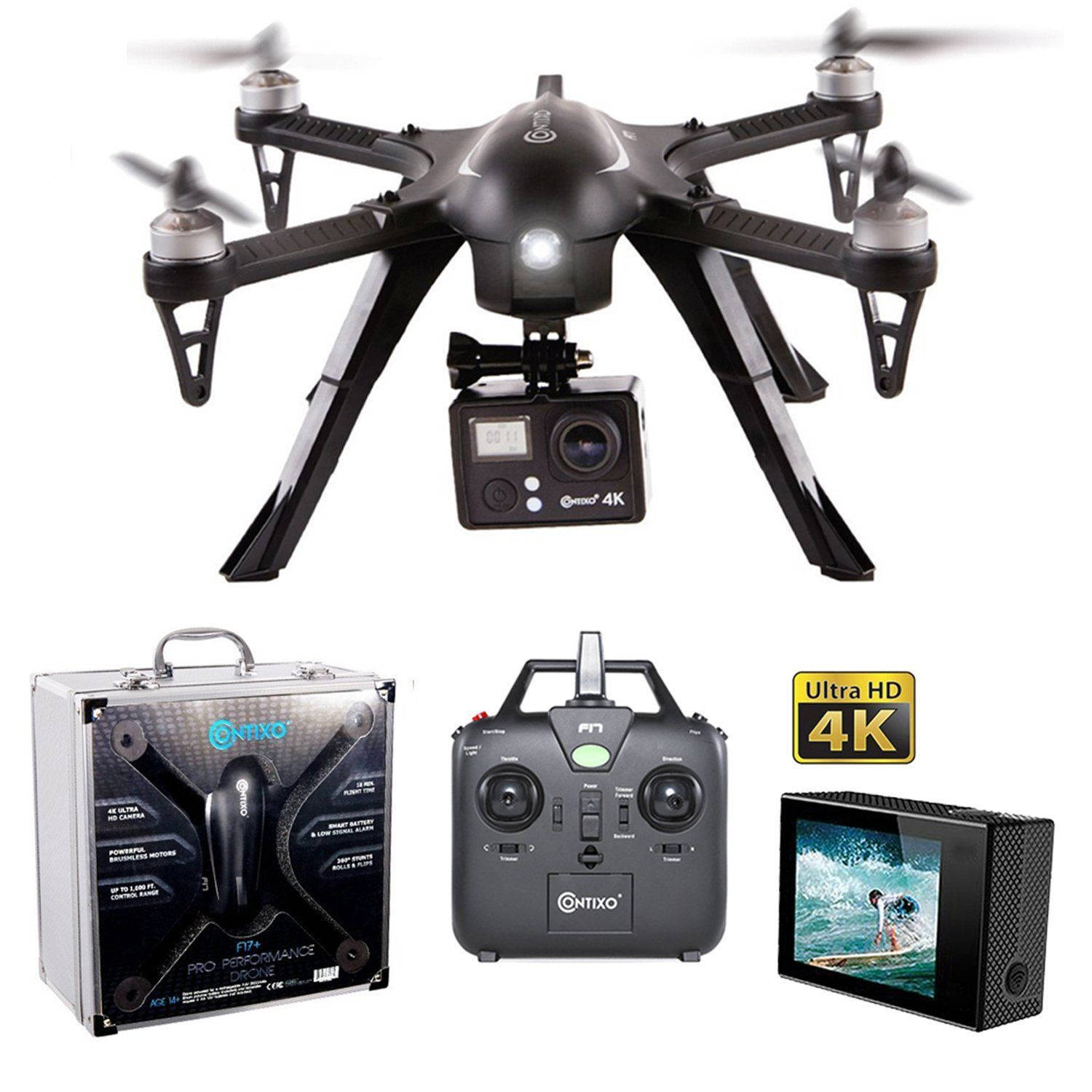 GoPro, quadcopter drone, 4K camera, HD Desktop Wallpaper