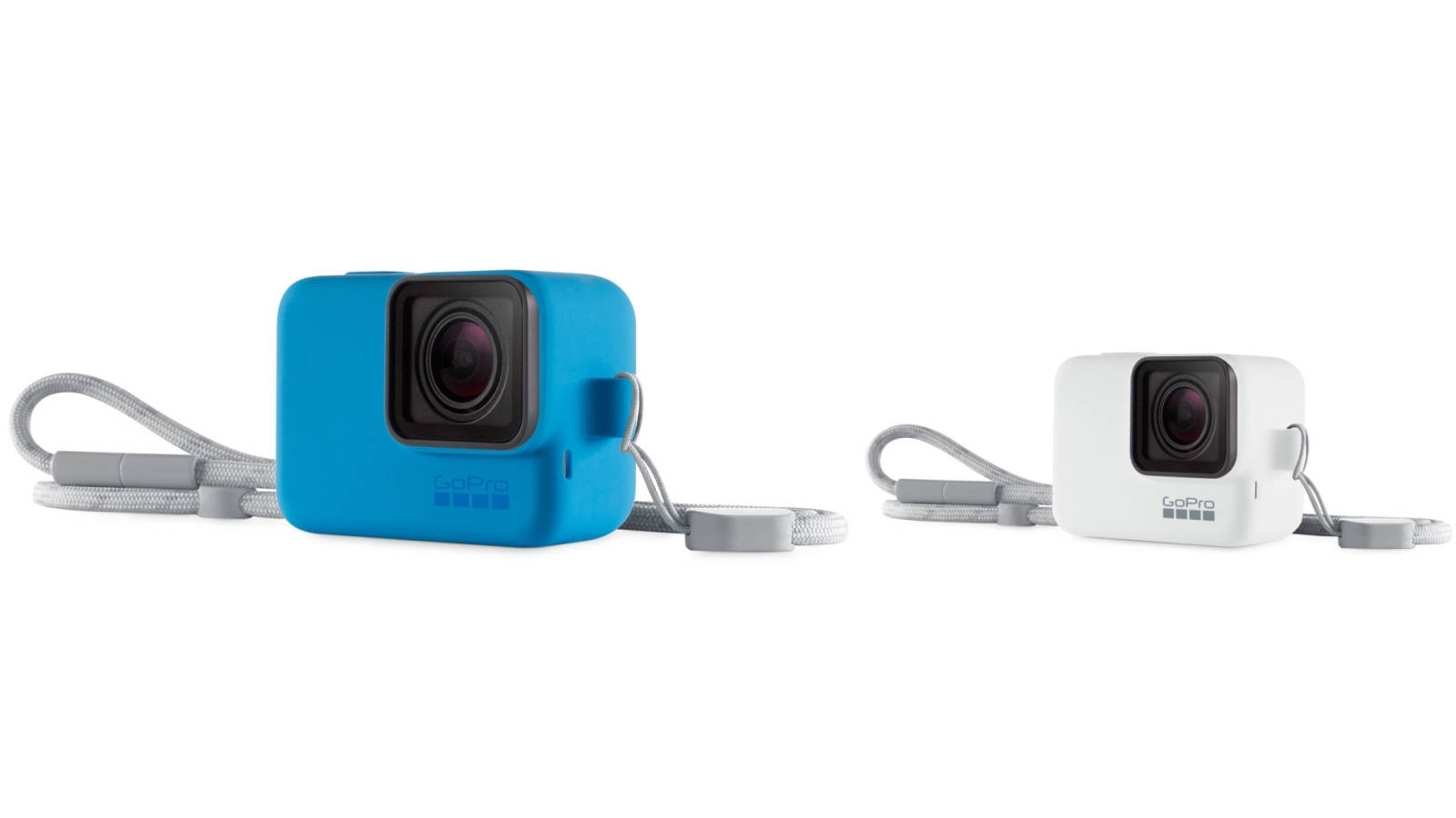 GoPro, blue, white, HD Desktop Wallpaper
