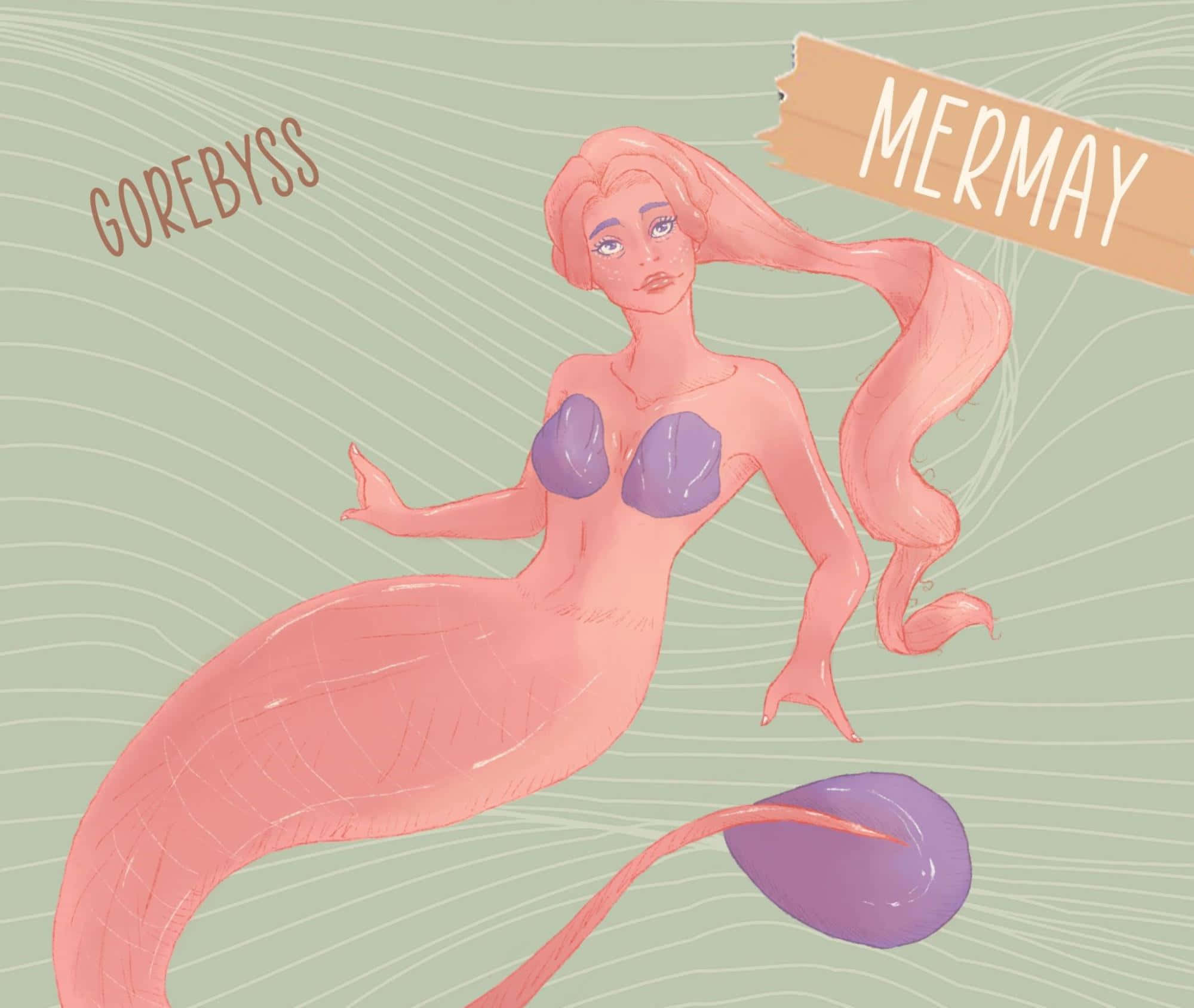Gorebyss, mermaid, pink mermaid, Full HD Desktop Wallpaper