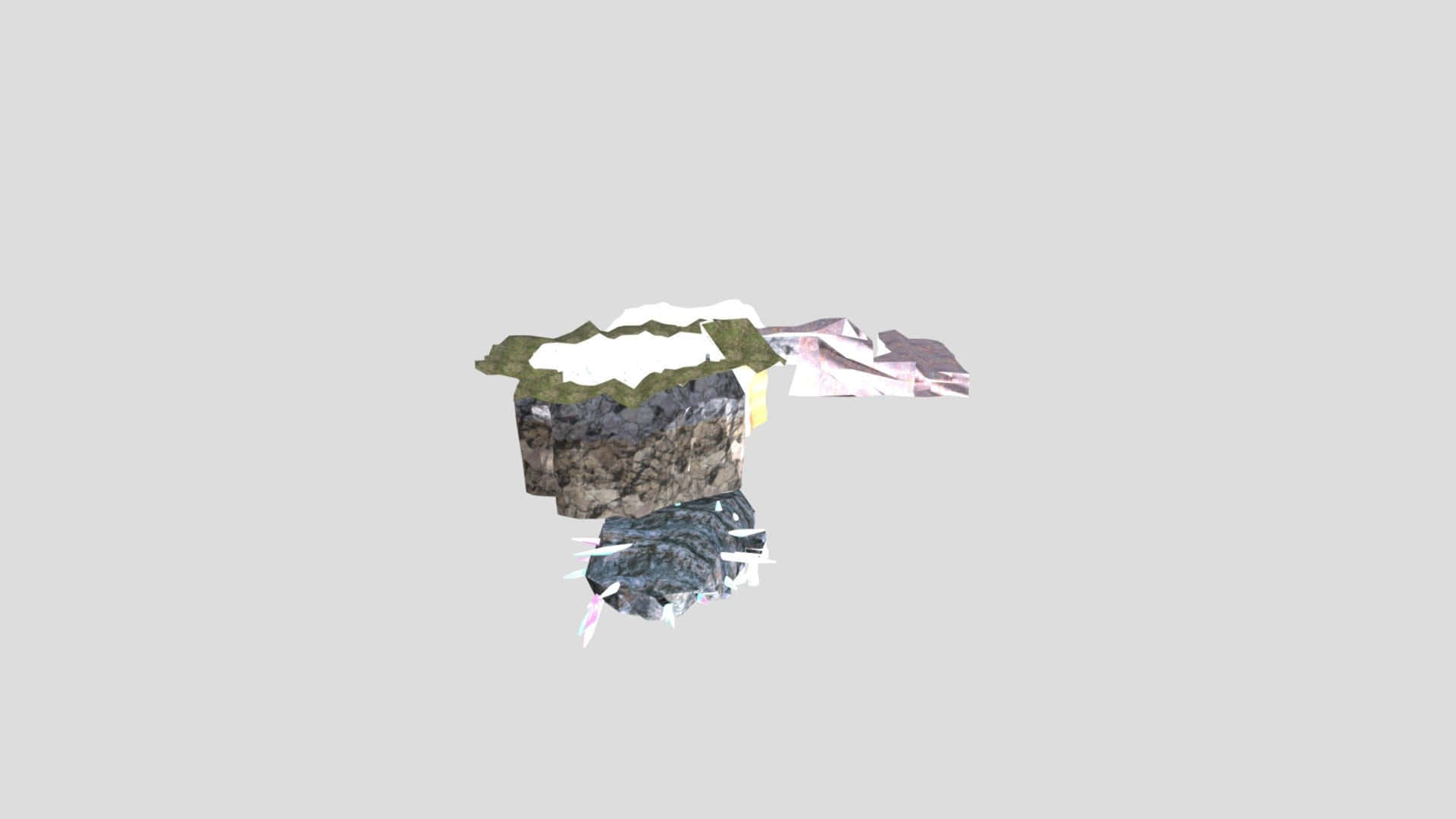 Gorilla Tag, 1920 x 1080, 3d-rendered mountain, Full HD Desktop Wallpaper
