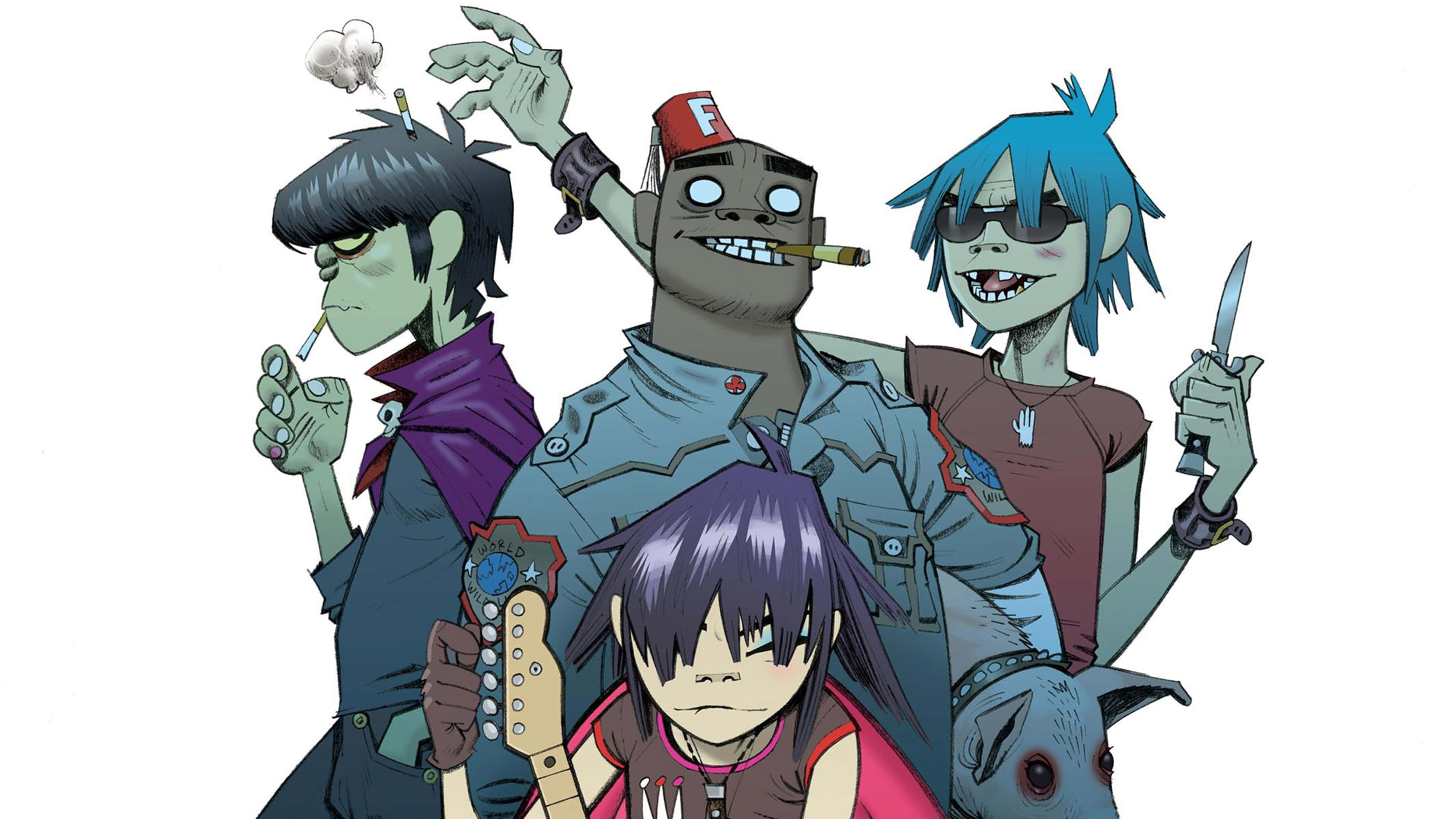 Gorillaz, 4K, Ultra HD, 4K Desktop Wallpaper