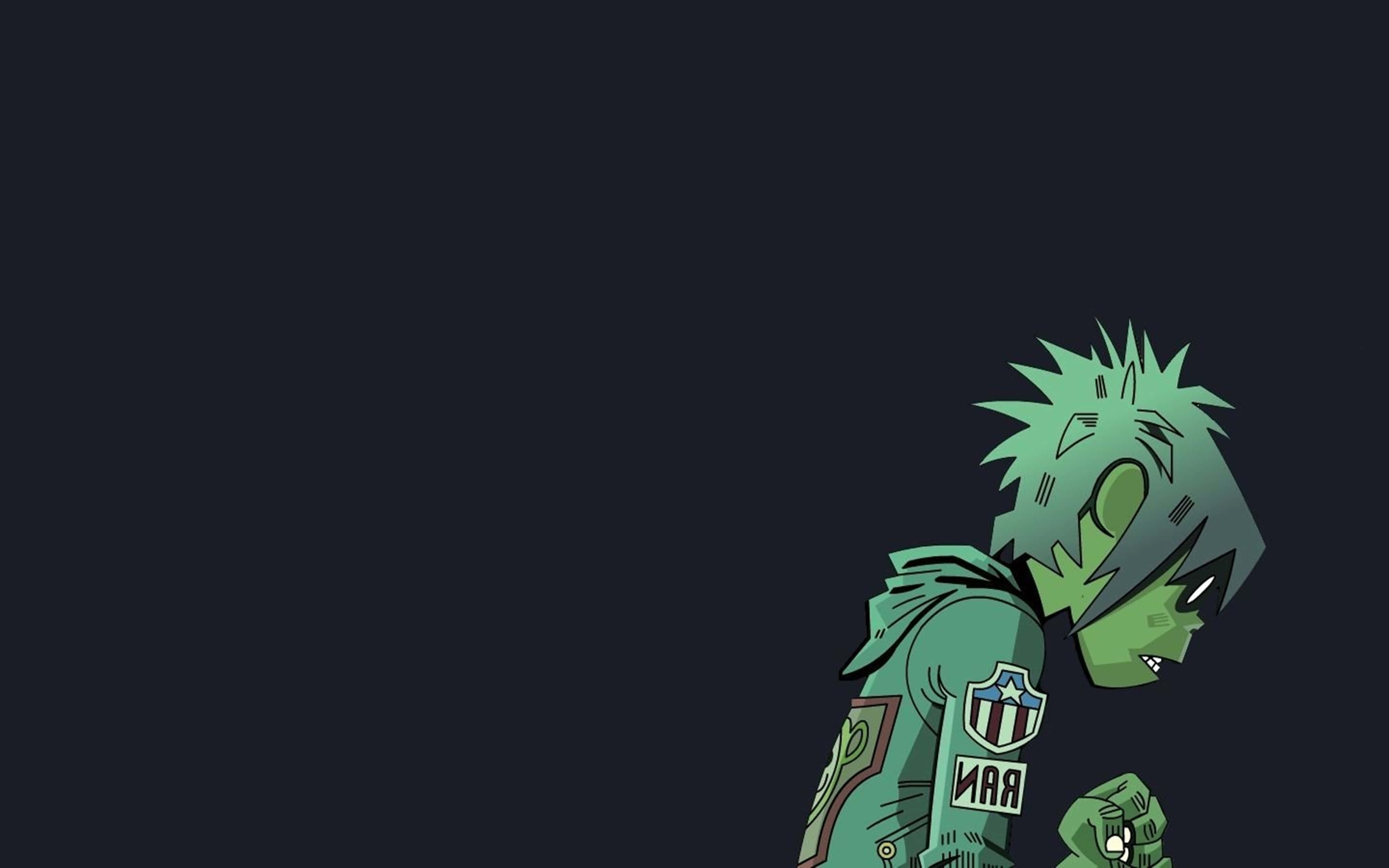 Gorillaz, 4K, green-skinned, 4K Desktop Wallpaper