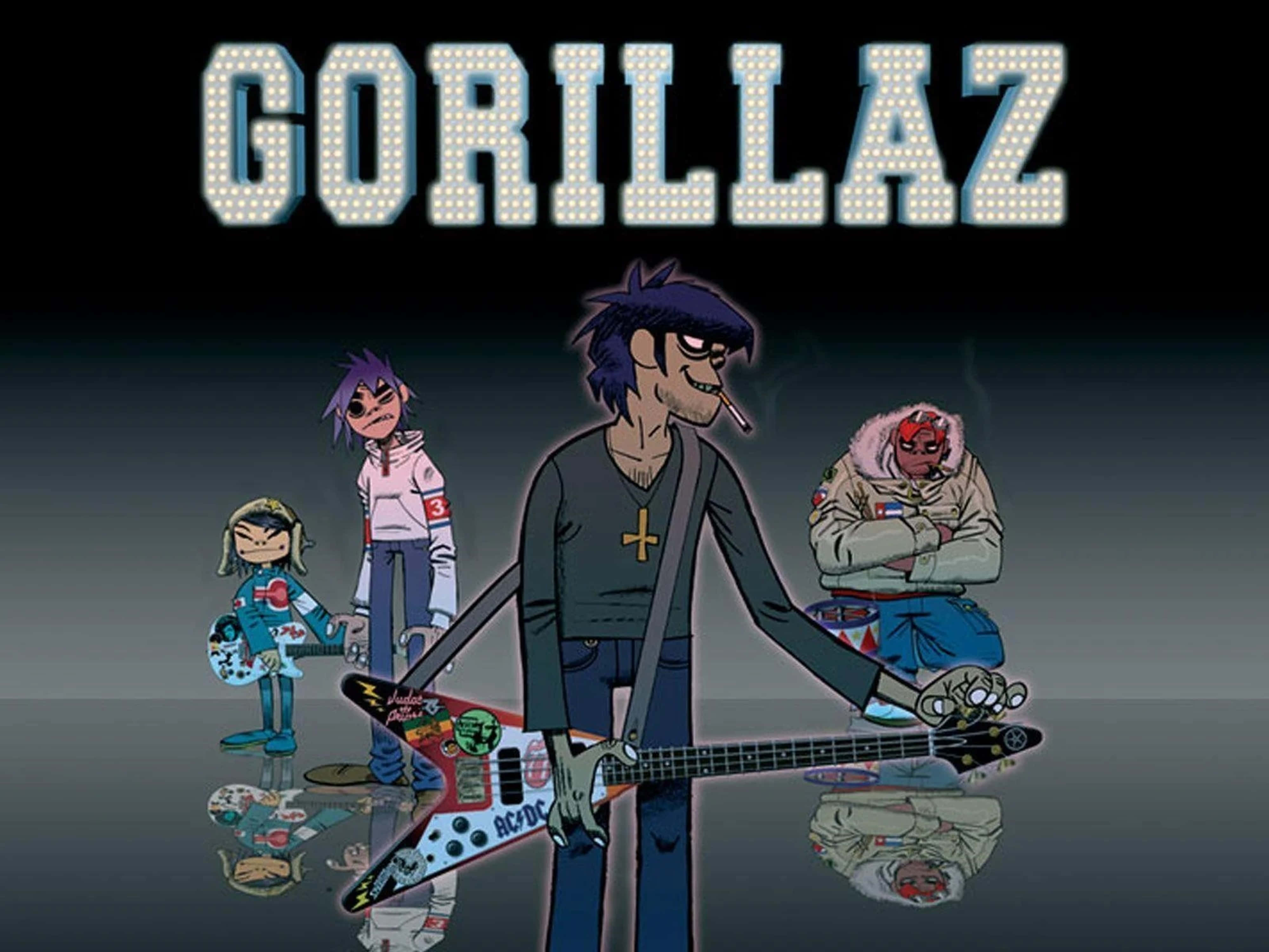 Gorillaz, 4K, animated band members, 4K Desktop Wallpaper