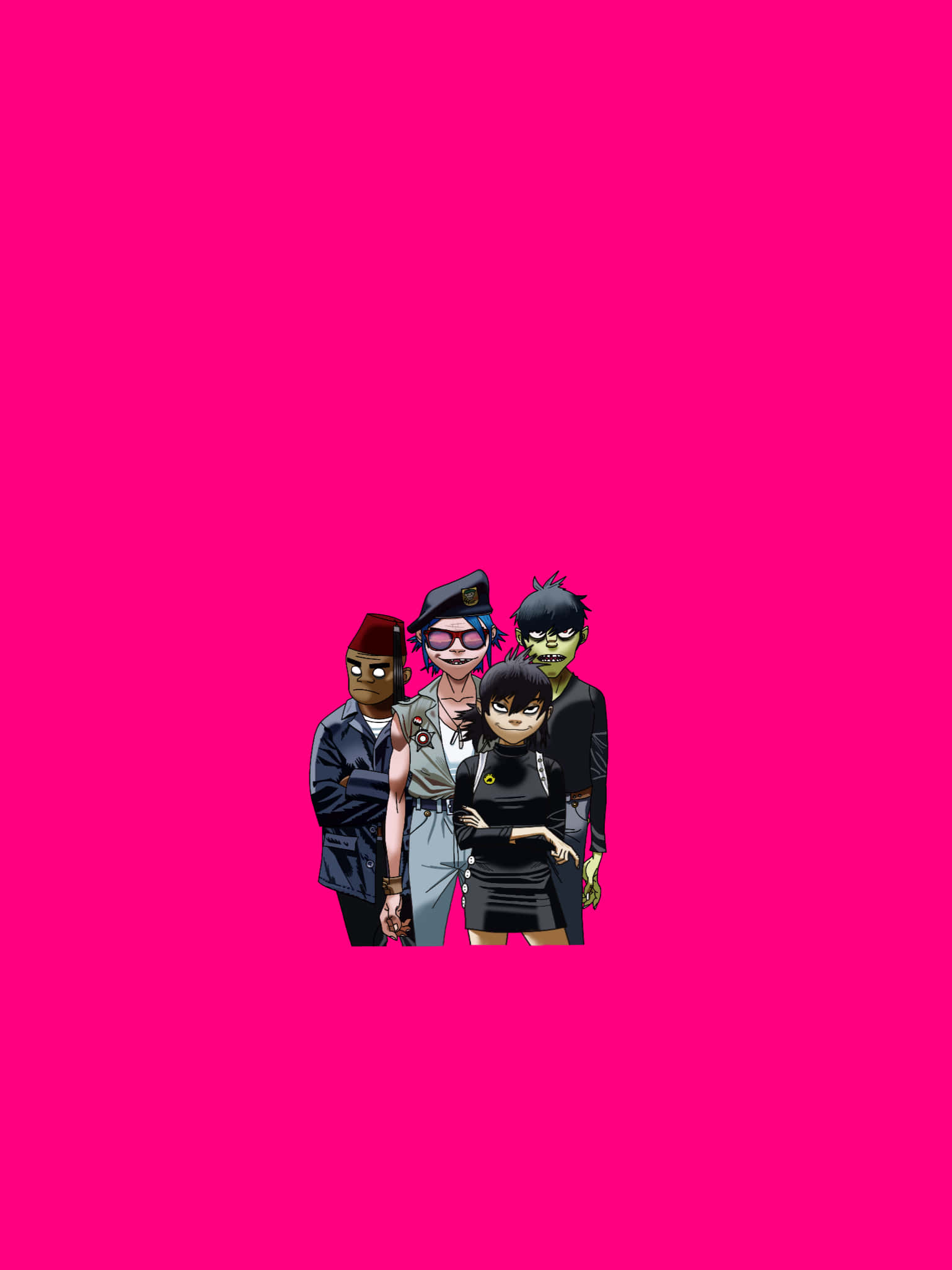 Gorillaz, iPhone, band members, Full HD Phone Wallpaper