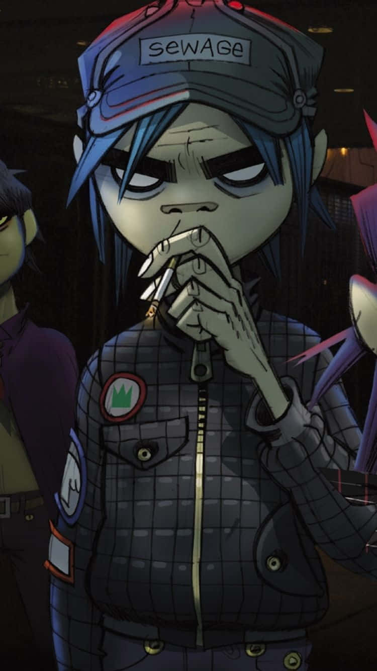 Gorillaz, 2D, iPhone, HD Phone Wallpaper