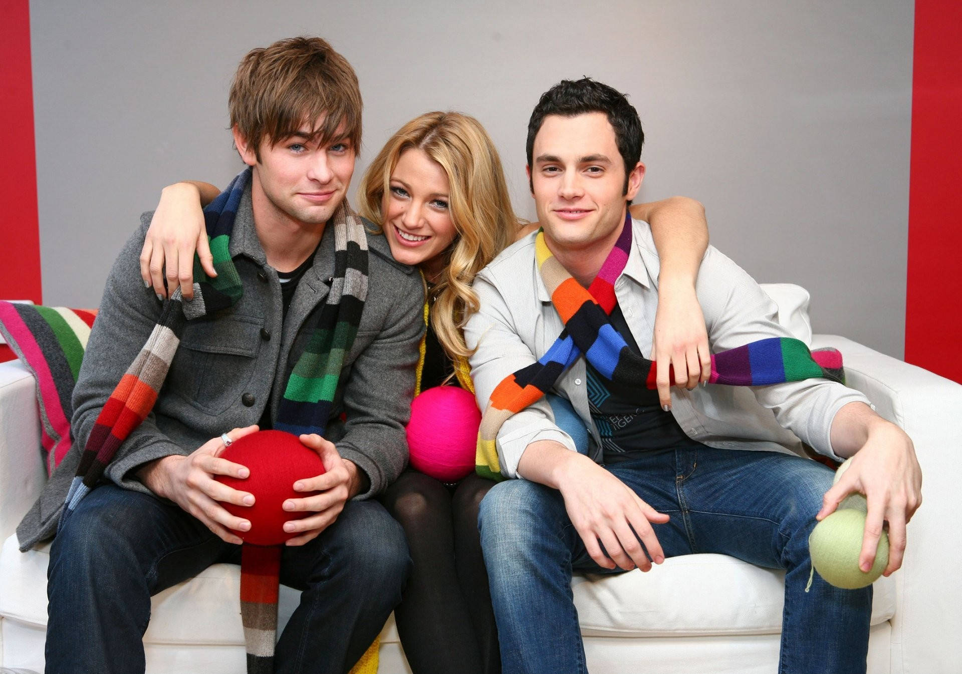Gossip Girl, sofa, white couch, Full HD Desktop Wallpaper