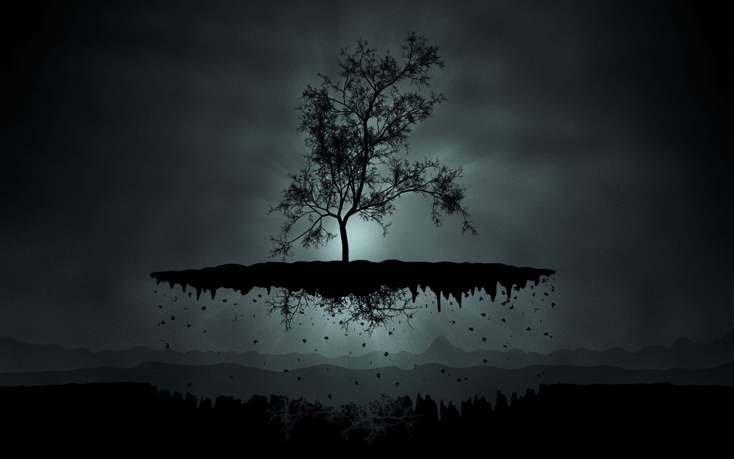 dark gothic, 2560 x 1600 wallpaper, floating island, 2K Desktop Wallpaper