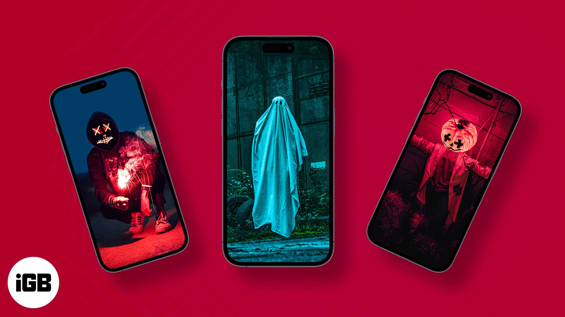 Aesthetic iPhone Horror, Halloween wallpapers, masked figure, Full HD Desktop Wallpaper