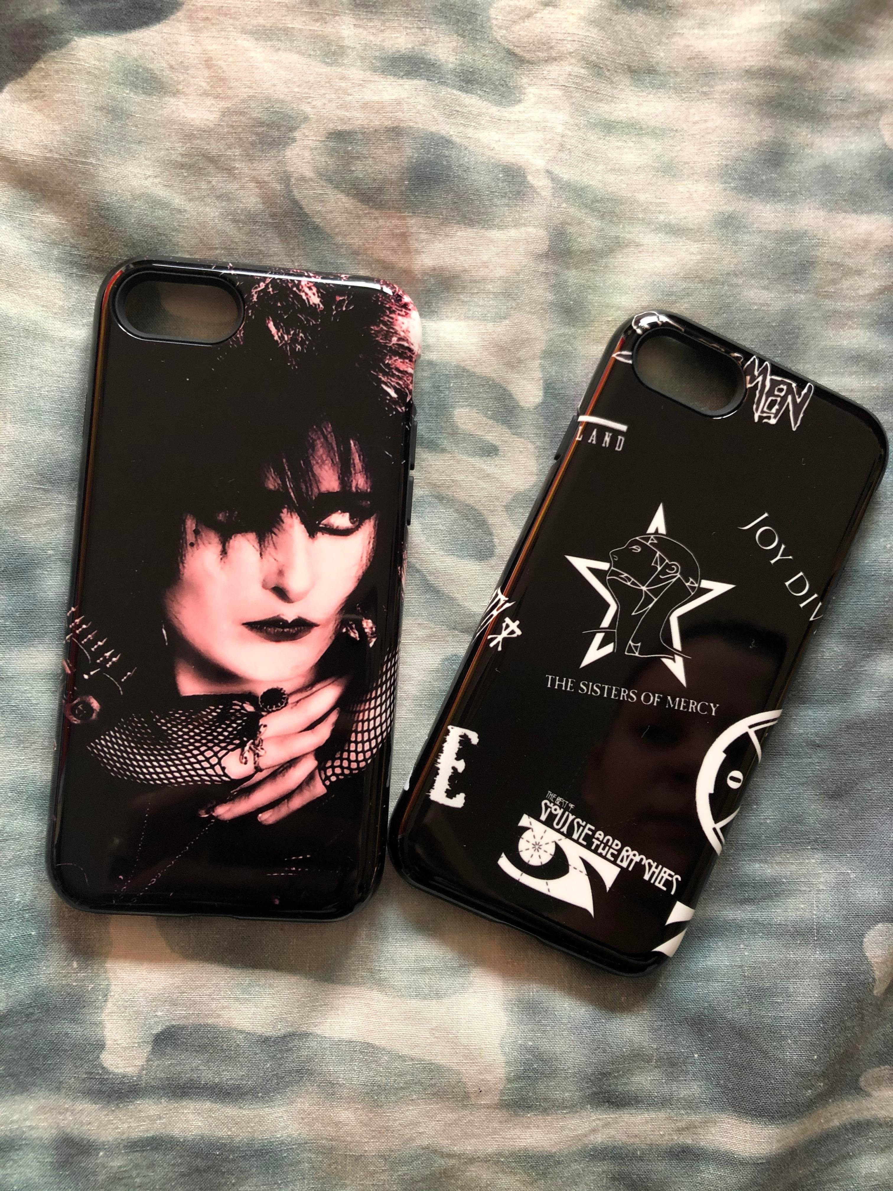 Gothic Phone, black phone cases, white image, 4K Phone Wallpaper