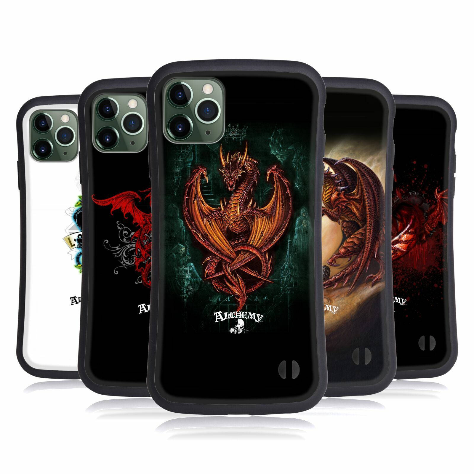 Gothic Phone, fantasy dragon artwork, fiery orange wings, HD Desktop Wallpaper