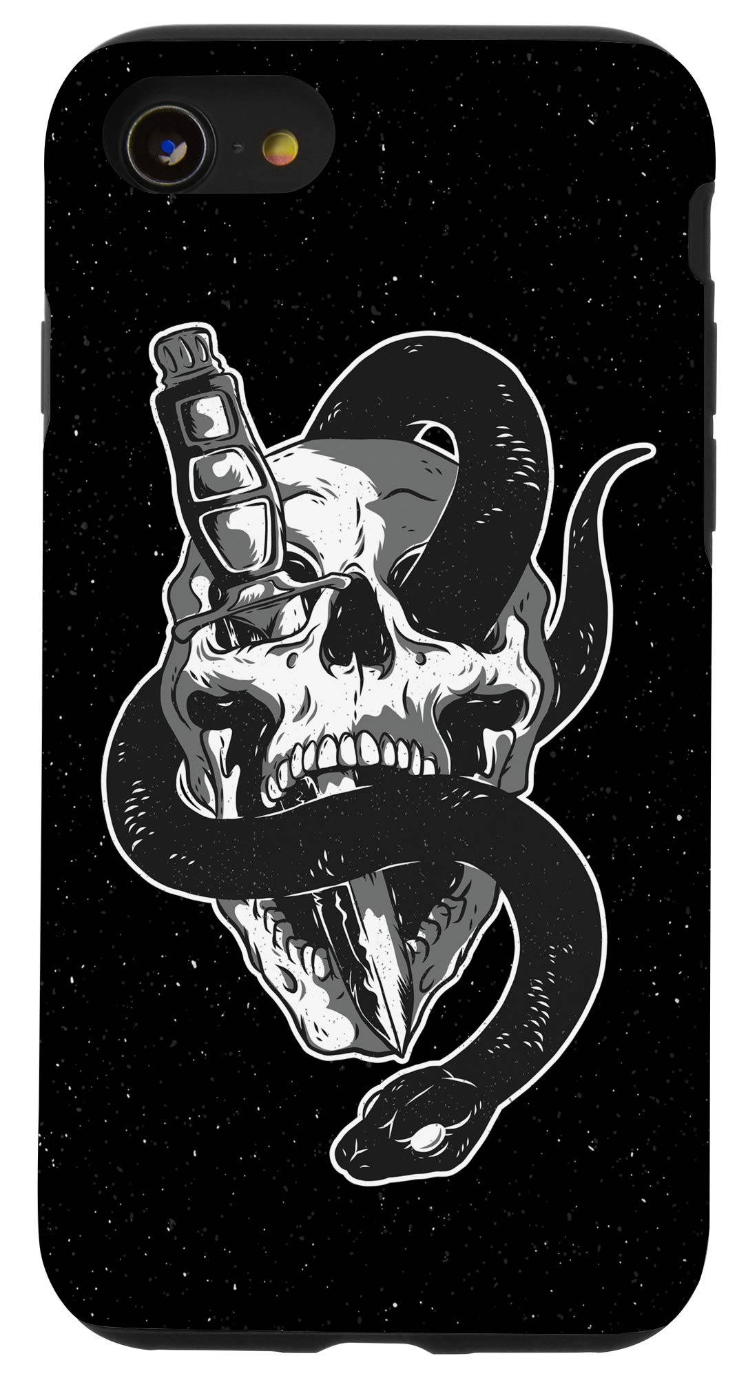 Gothic Phone, skull, snake, Full HD Phone Wallpaper