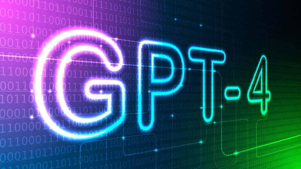 GPT-4, neon blue, neon green, SD Desktop Wallpaper