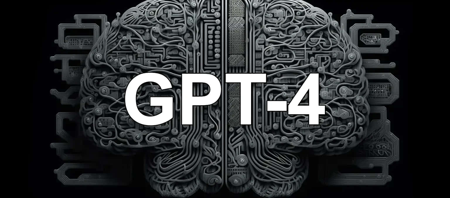 GPT-4, metallic brain, circuitry, HD Desktop Wallpaper