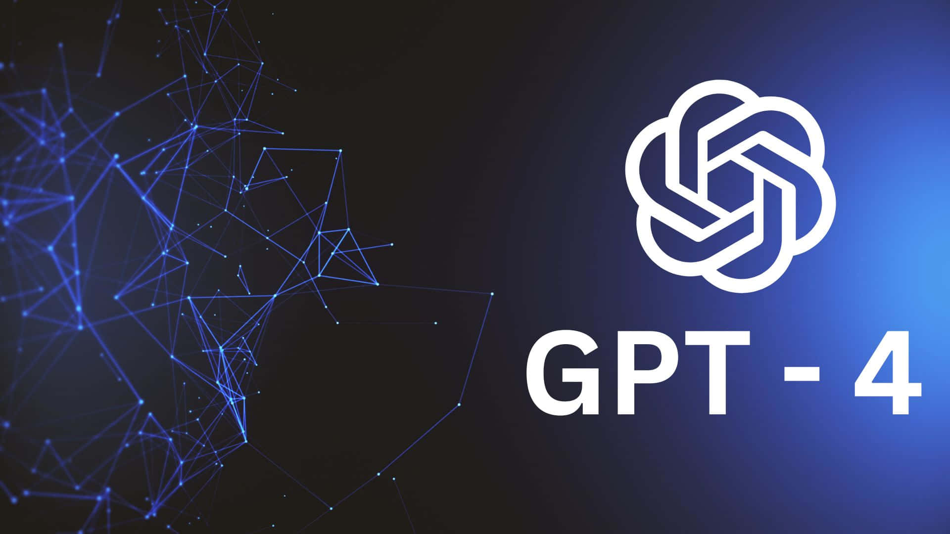 GPT-4, white text, symbol, Full HD Desktop Wallpaper
