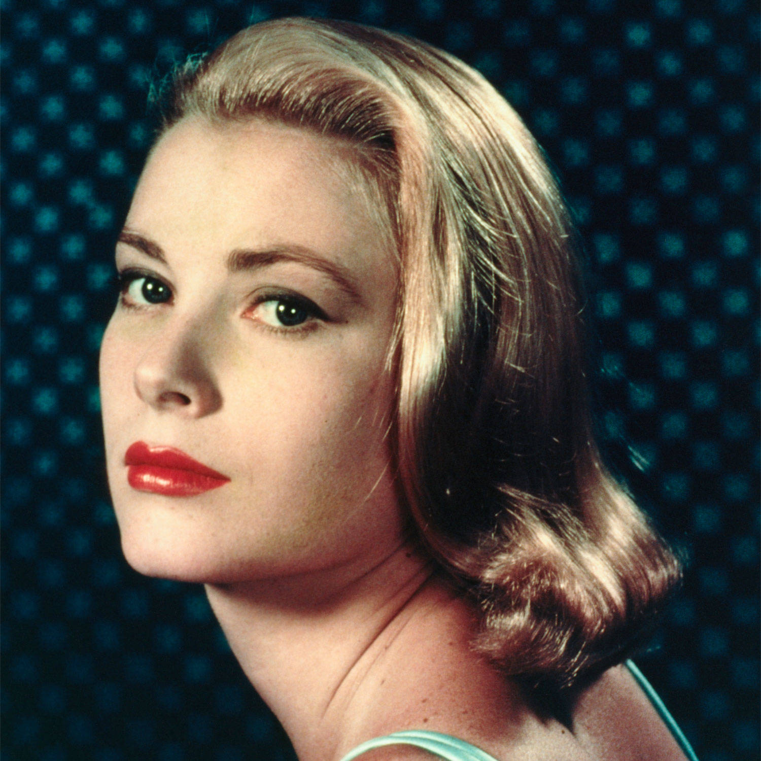 Grace Kelly, blonde hair, red lips, HD Desktop Wallpaper