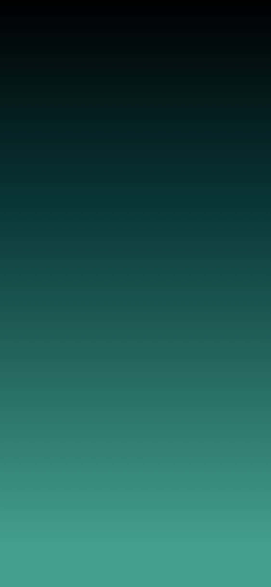 Gradient iPhone, deep black, vibrant teal green, Full HD Phone Wallpaper