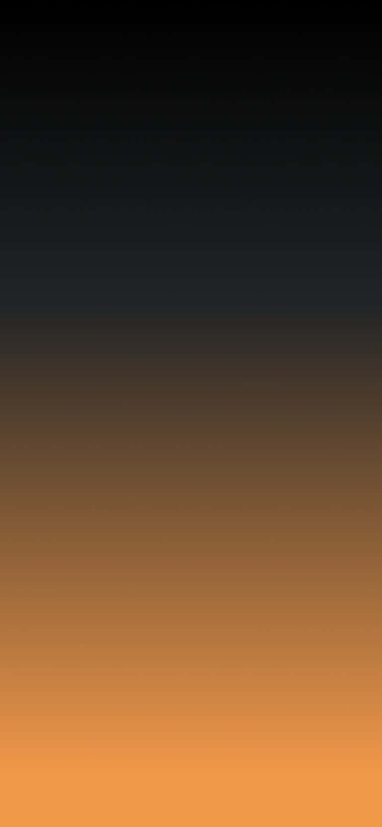 Gradient iPhone, deep black, warm orange, HD Phone Wallpaper
