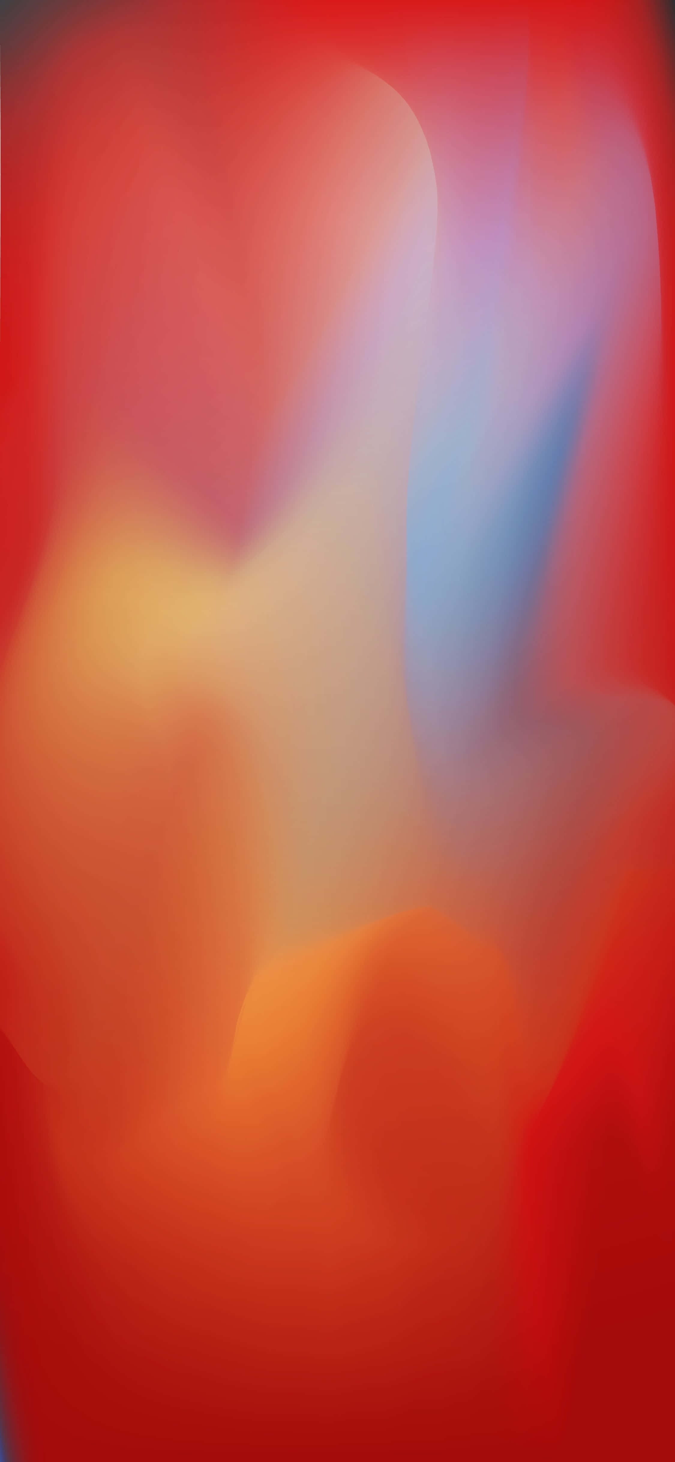 Gradient iPhone, red orange, blue, 4K Phone Wallpaper
