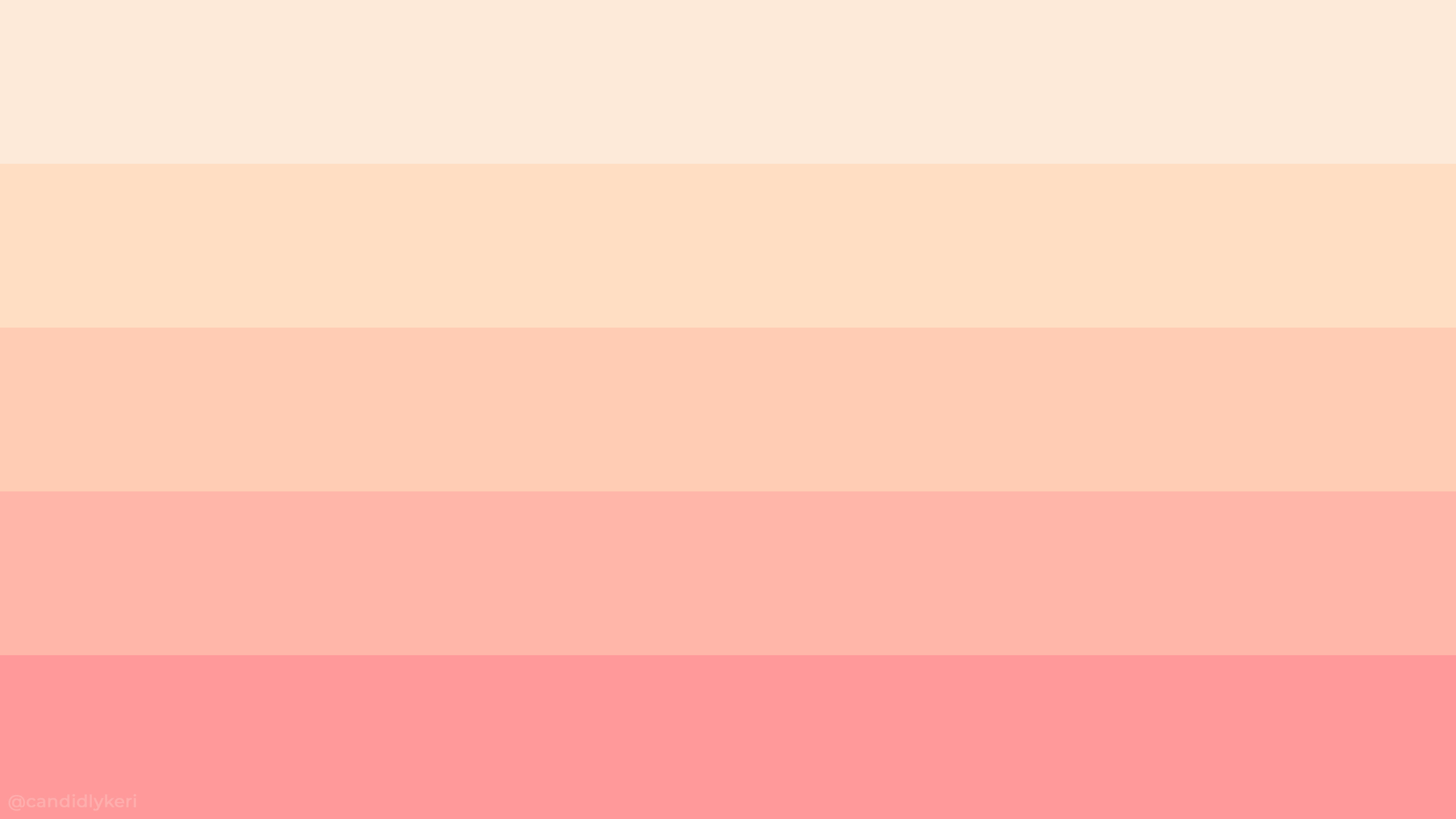 peach aesthetic gradient, soft peach pink tones, light to deep, 5K Desktop Wallpaper