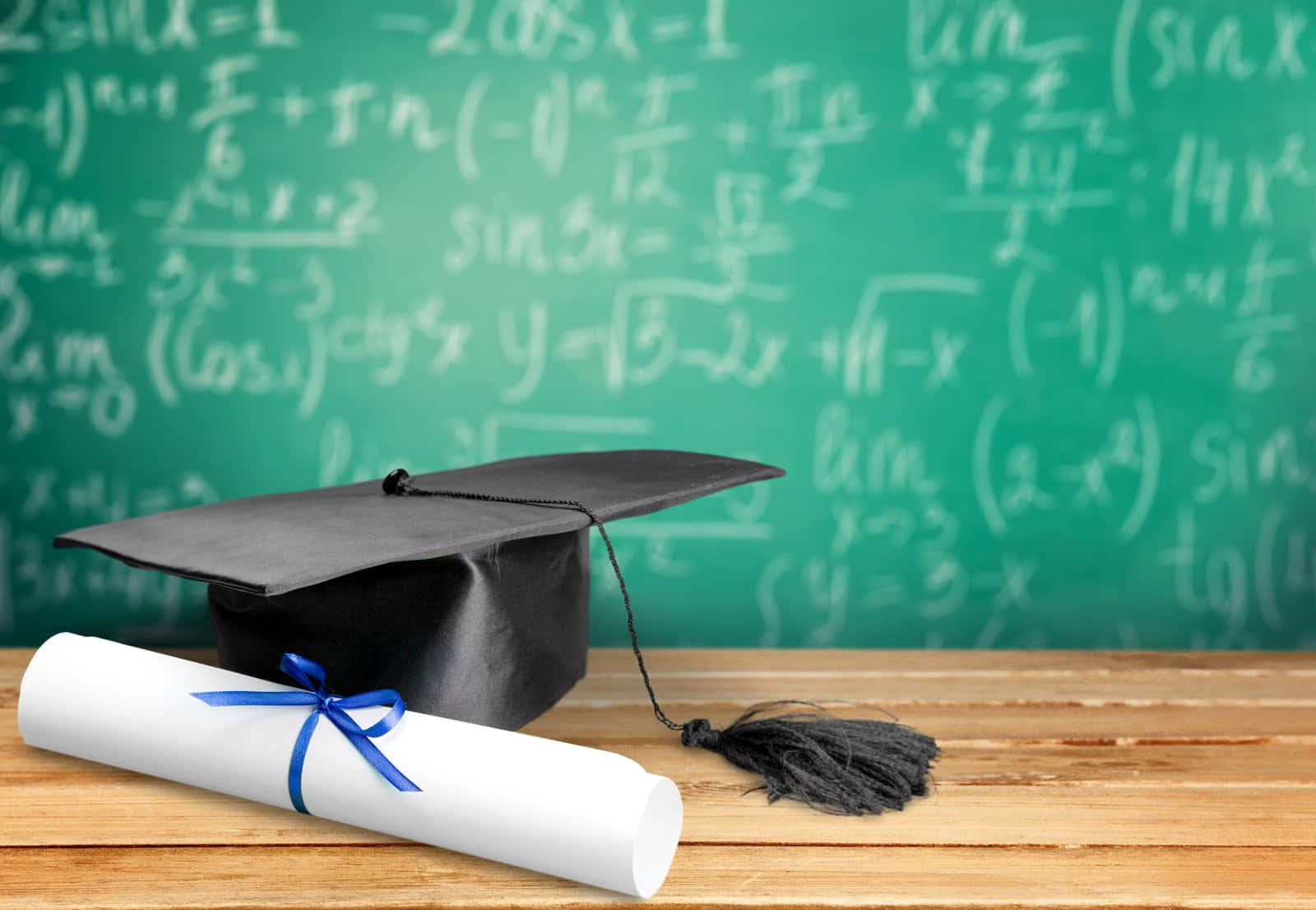 graduation ceremony, black graduation cap, diploma scroll, HD Desktop Wallpaper