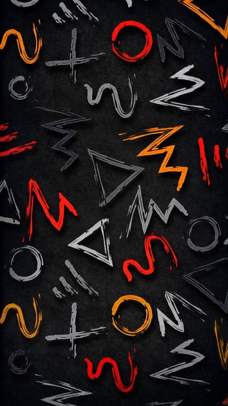 Graffiti iPhone, red, orange, HD Phone Wallpaper